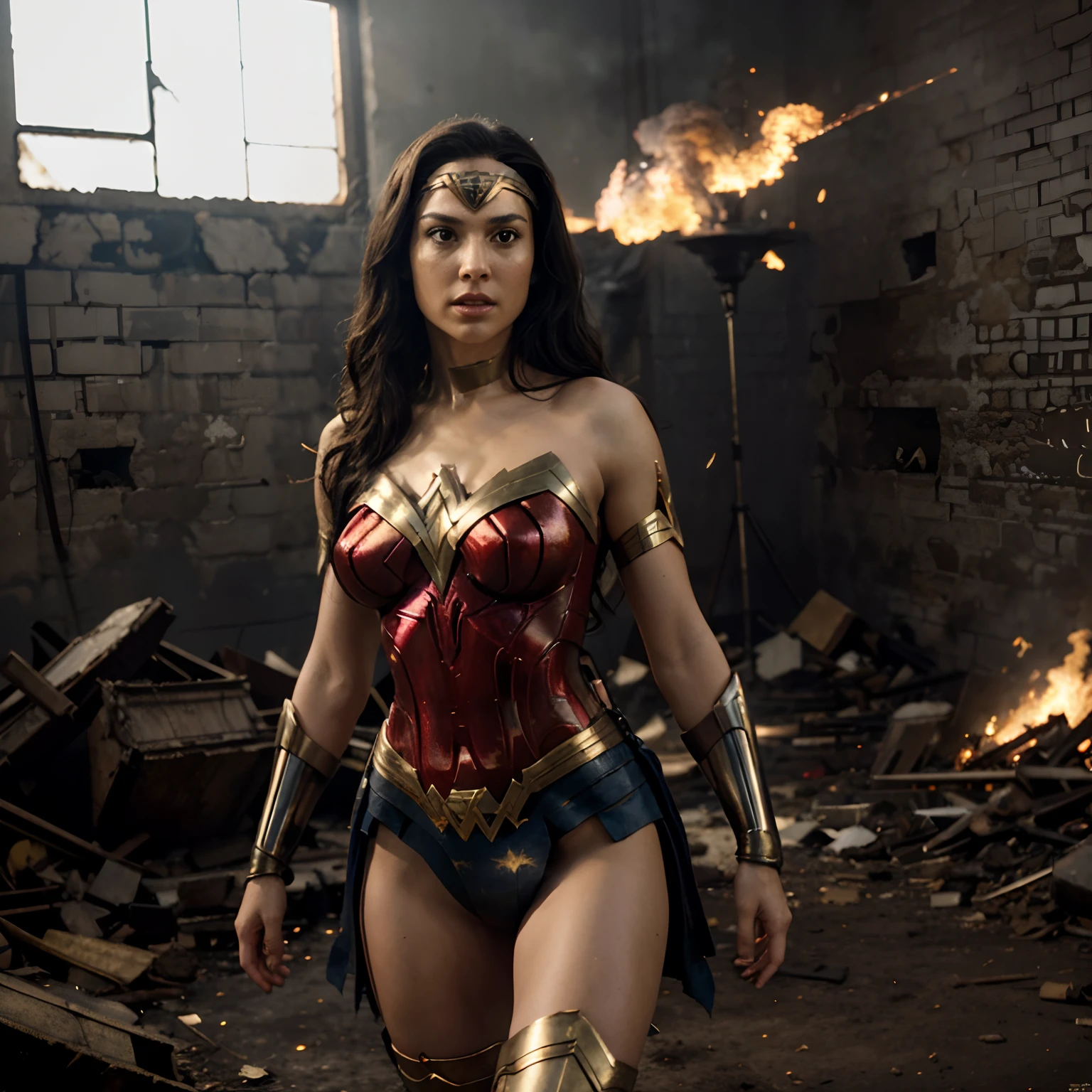 wonderwoman in tiedup