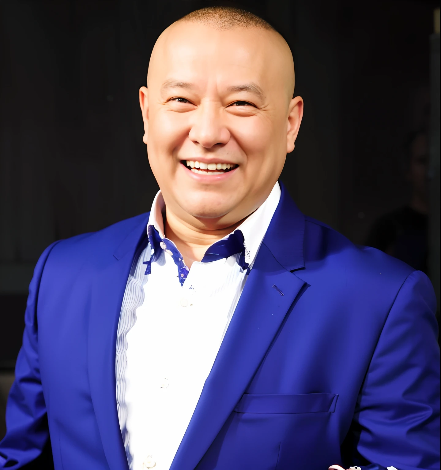 Homem sorridente em terno azul e camisa branca com gravata preta, Sam Nassour, Hicham Habchi, Farid Ghanbari, Ahmad Merheb, Ted Nasmit, Mohamed Chahin, Jamel Shabbaz, Linha Yesilbas, Eytan Zana, Amr Elshamy, Elias Chatzoudis, Jorge Patsouras, Emad Mostaque