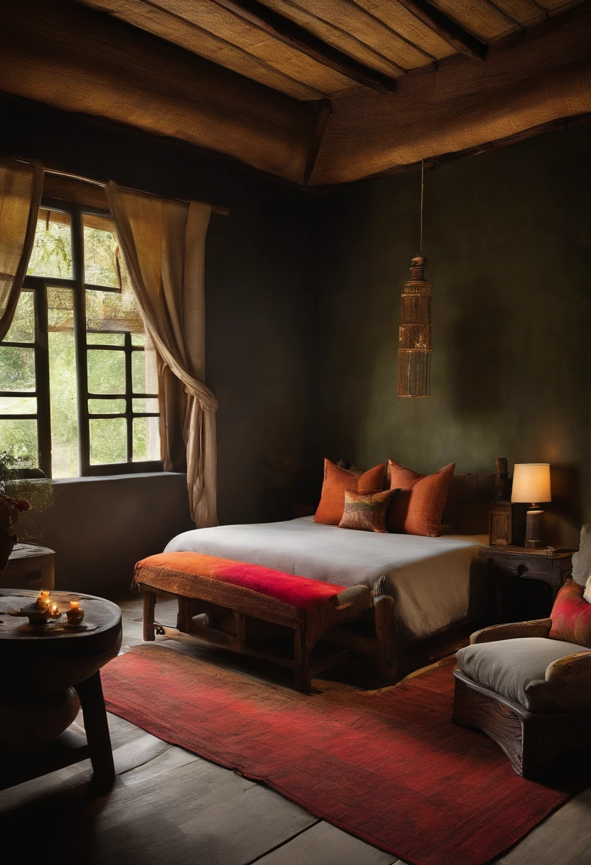 Wabi Sabi style bedroom