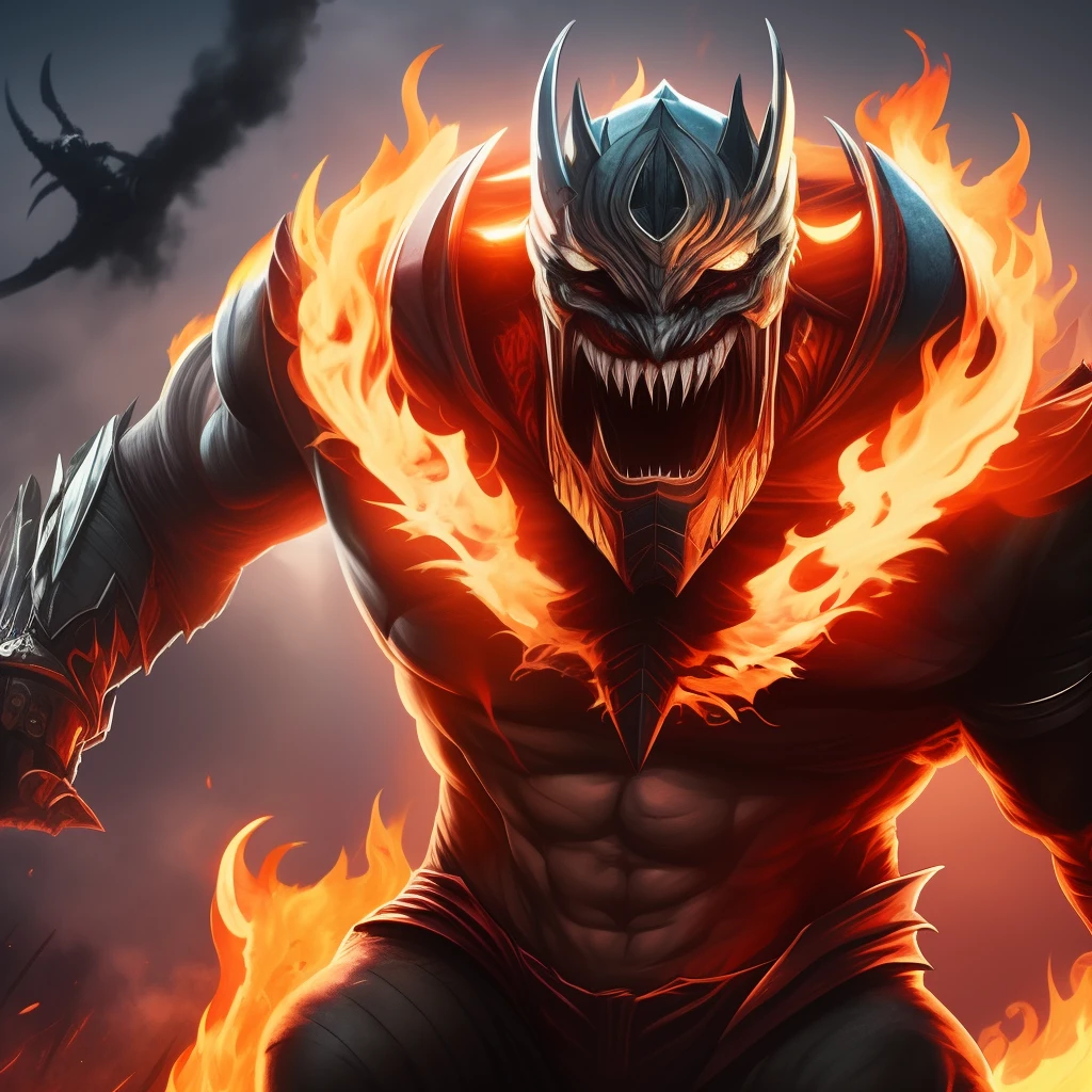 a creature Faster than a bullet, with a Terrifying scream, Enraged and full of anger, He is half man and half machine, Rides the metal monster Breathing smoke and fire Closing in with vengeance soaring high --auto --s2