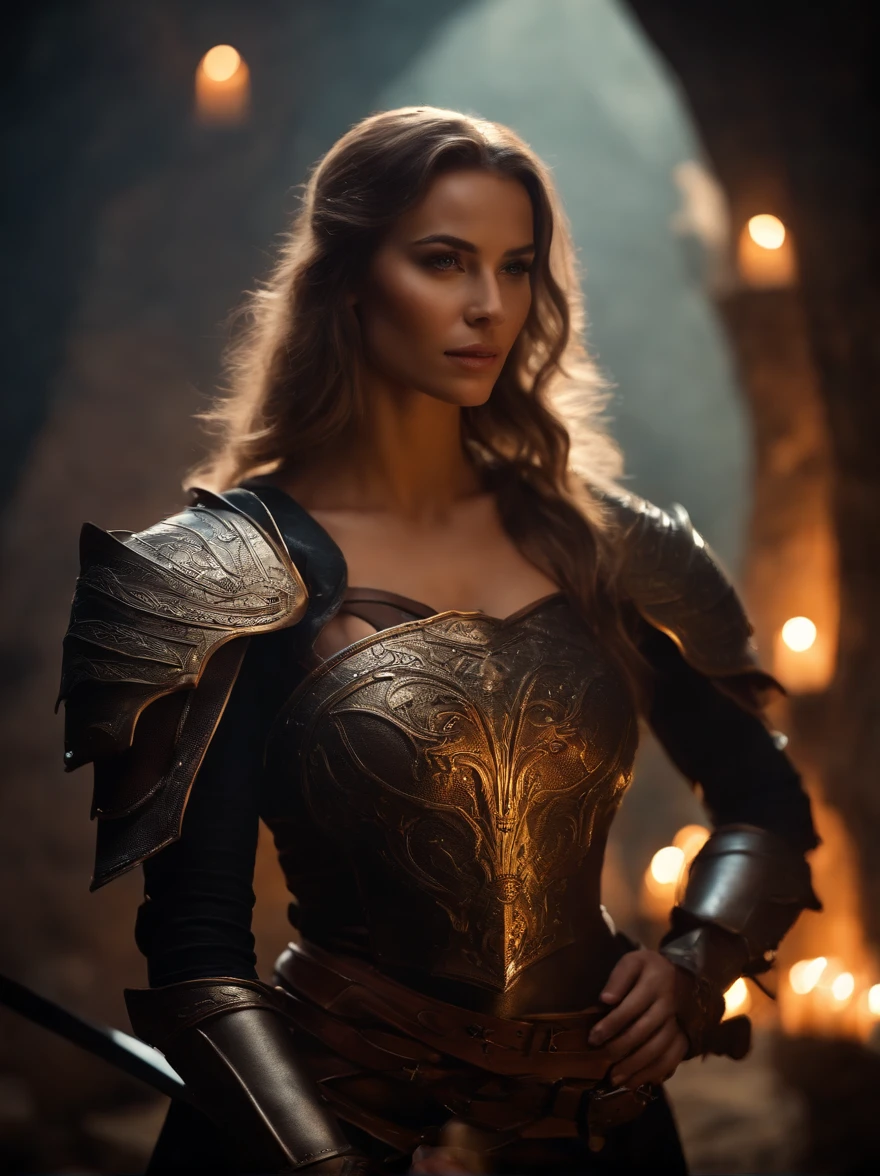 Woman in leather dress poses in cave, Paladin Fantasy Women, Gorgeous Paladin Girls, 4k fantasy art, Of a beautiful female knight., Beautiful Female Warrior, Female Warrior, Beautiful Female Knight, Armor Knight Female Bikini, Fantasy Warrior, epic exquisite character art, Portrait of a female Paladin, armor girl, Fantasy Woman, epic fantasy digital art style