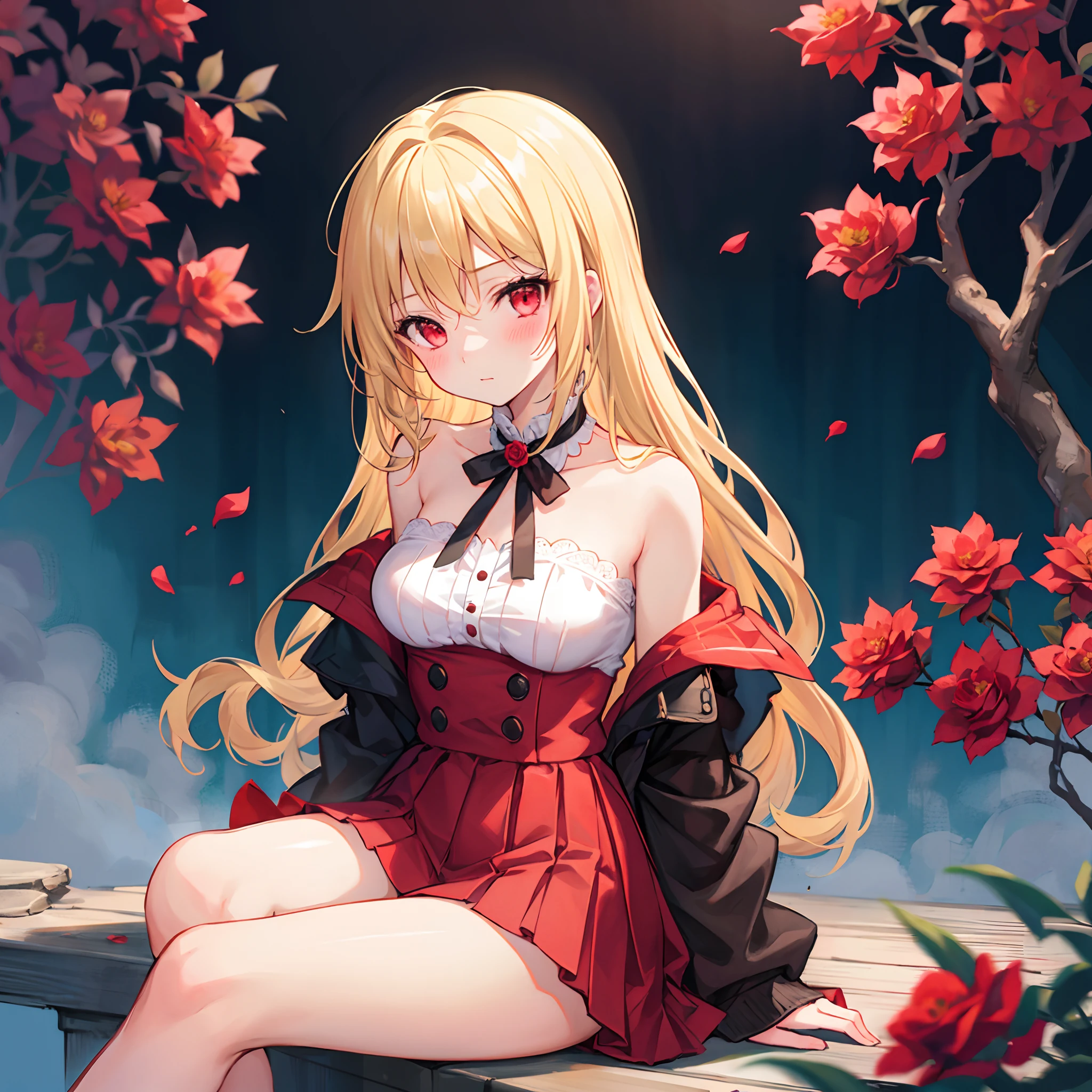 (((걸작、maximum quality、High resolution1.4)))、black-thigh-highs、Big big tits、(medium shot)、White background、Sit on a chair and spread your legs、Grown-up、laugh、Arms behind your head、Landscape、Long blonde wave、Dressed in a pink sailor suit、red collar、Red Ribbon、(((Delicate face 1.4)))、Beautiful anime 、no_pants、panties、pink_panties、