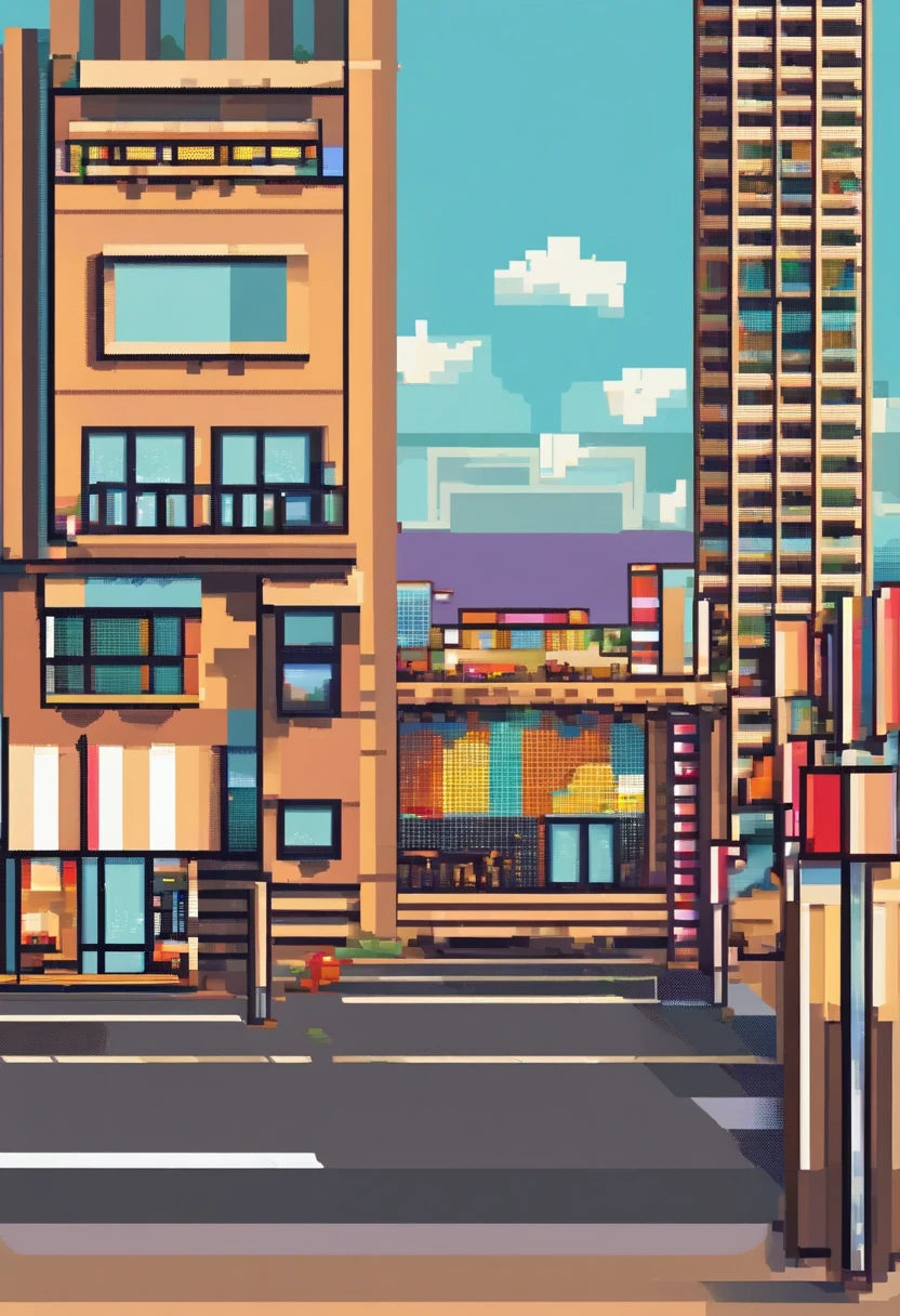 Landscape of the tourist destination Pixel Art. Noite. Pixel Art 3D Papel de parede 4K. Amazing pixel art details. Pixel Art. Ondas de vapor. Pixel Art detalhado do mecanismo irreal, lagoa do taquaral em Campinas, capivara, lagoa, cidade de Campinas