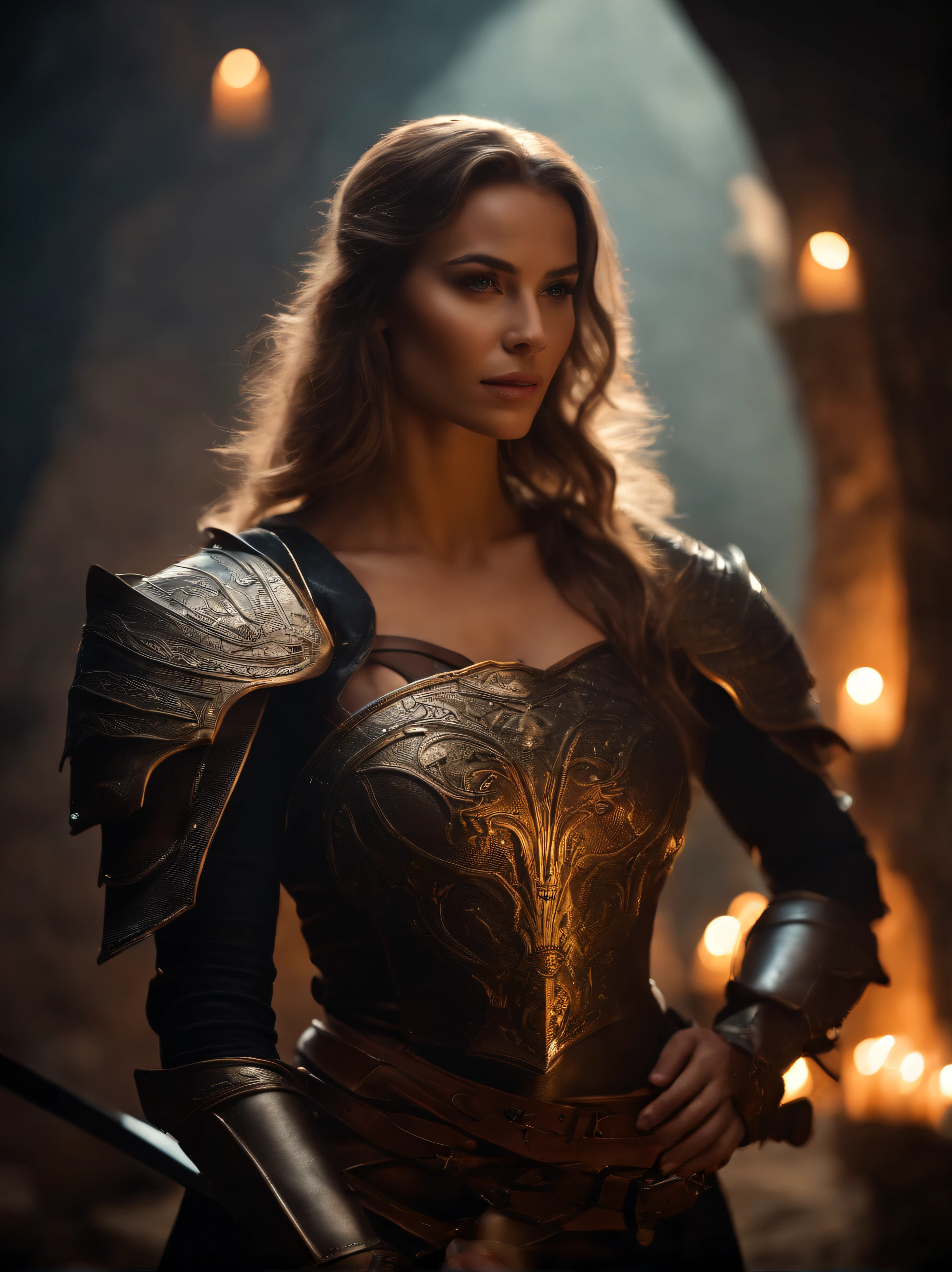 Woman in leather dress poses in cave, Paladin Fantasy Women, Gorgeous Paladin Girls, 4k fantasy art, Of a beautiful female knight., Beautiful Female Warrior, Female Warrior, Beautiful Female Knight, Armor Knight Female Bikini, Fantasy Warrior, epic exquisite character art, Portrait of a female Paladin, armor girl, Fantasy Woman, epic fantasy digital art style