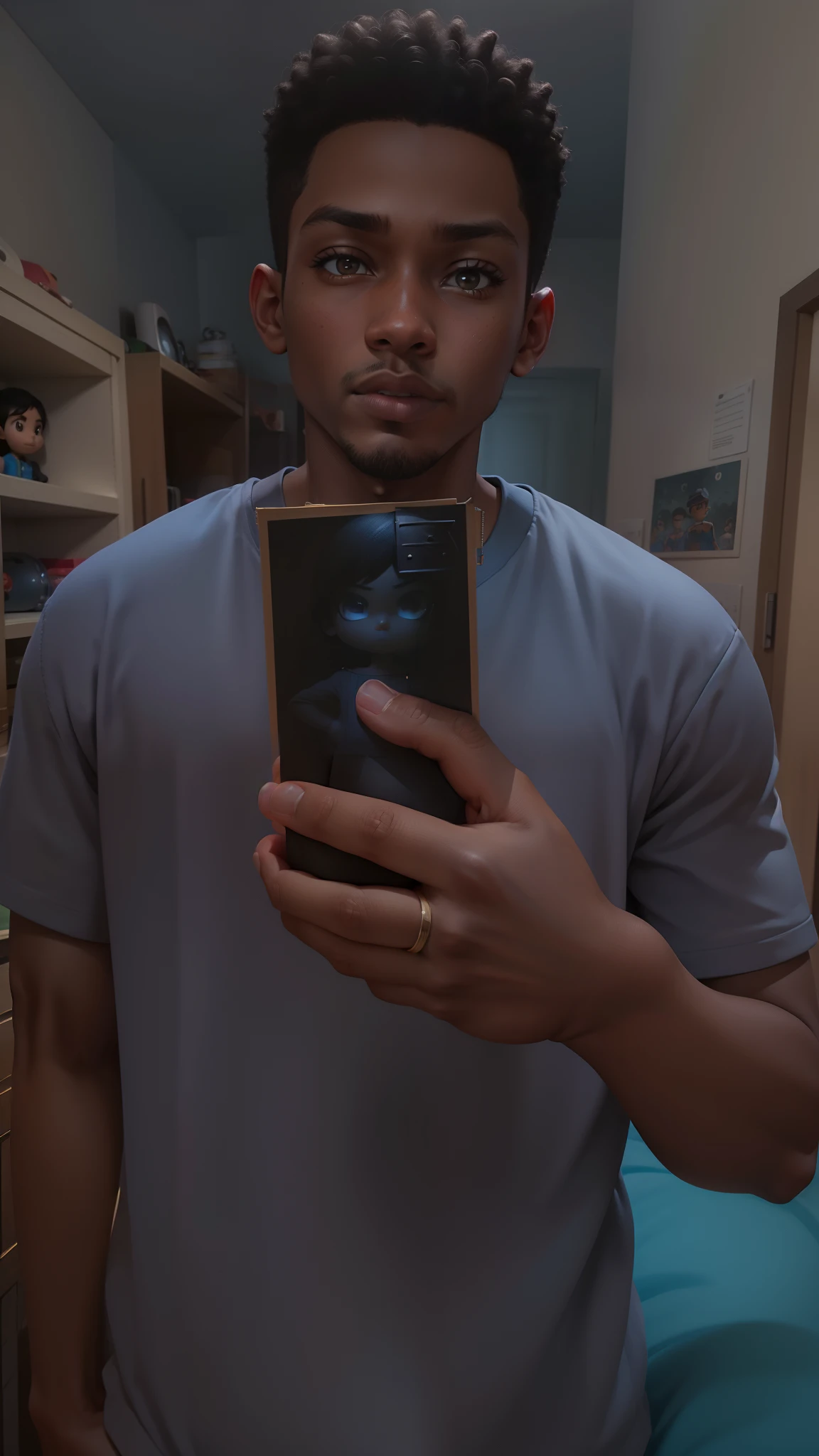 Colocar negro de Black baseado na capa de desenho da Disney Pixar