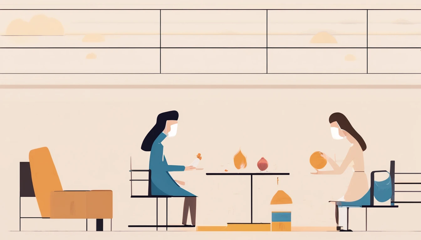 illustration,multiple persons,There are many people doing different things,Someone is doing production,Someone is teaching,Someone is doing a science experiment,Someone is playing football,Someone is drawing,Do a lot of different things