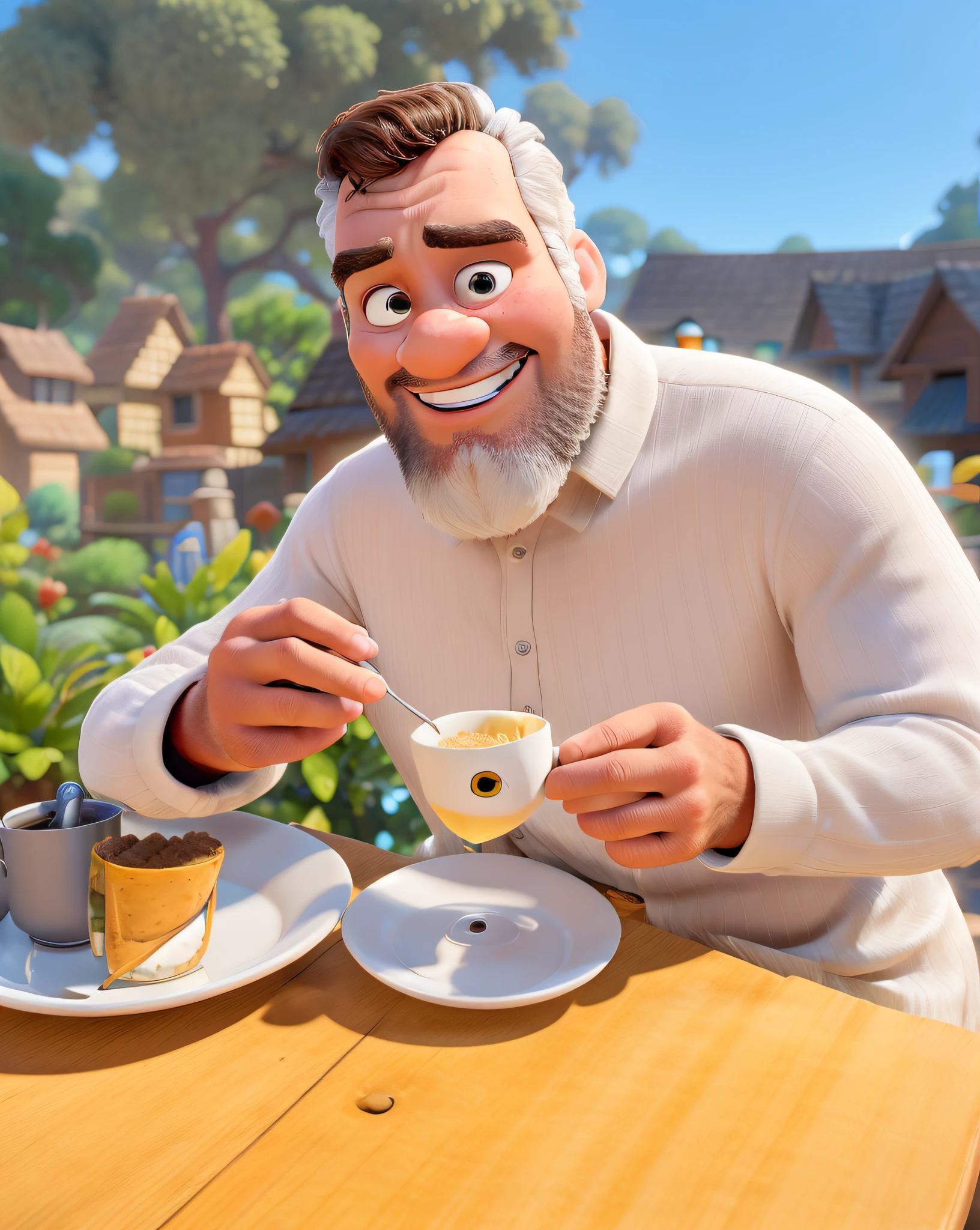 Homem estilo disney pixar, alta qualidade, melhor qualidade
