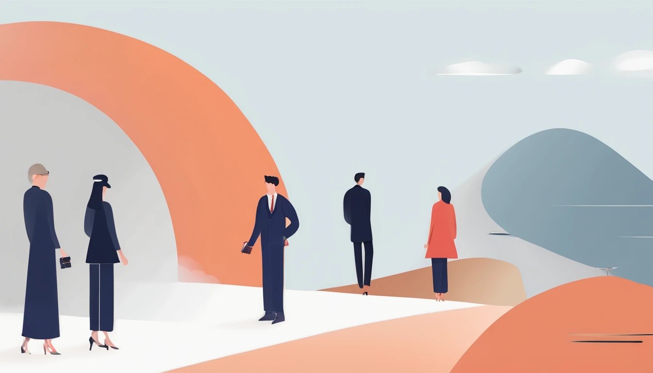 illustration，multiple persons，There are a lot of people doing a lot of different things