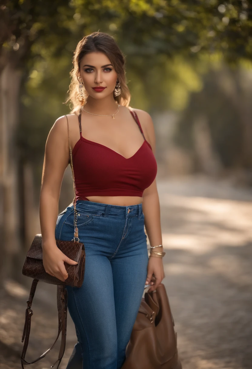 hembra, Lindo, 20, Calle de Europa del Este, rubio, ojos azules, cara bonita, (Cara hermosa), Cara del modelo, Cara perfecta, Hermosos ojos, Europeo, Ropa ajustada, country, (afuera), junto a la carretera, Recortar arriba, accesorios, sin sujetador, Cabello largo, (tetas grandes: 1.4), (delineador), dedo del pie de camello, caderas anchas, (Ropa transparente), cintura estrecha, Piercing en el ombligo, nipple piercing, rostro femenino, bolso, Underboob, Sideboob, 1人の女の子, cuello, Obra maestra, Calidad superior, muy detallado, (1人の女の子:1.5), (solamente:1.4), big size ass, Underboob, Hermosos ojos, Photo Canon Camera, Nikon Camera, afilado, Calidad de estudio, Lente ojo de pez, hard nipple, Coletas, Pro Lighting, Ropa de vidrio fotorrealista, Cinematographer, Obra maestra, realista, realismo, fotorrealista, alto contraste, Artstation 8k HD Photorealistic High Definition Digital Art Trend, realista y detallada, textura de la piel, Ultra detallado, textura realista de la piel, grifo, Calidad superior, ultrahigh resolution, (fotorrealista:1.4), High resolution, Detallado, Foto RAW, sharp re, Liegefries Nikon D850 Movie Stock Photo 4 Kodak Portra 400 Camera F1.6 Lenses Rich Ultra Realistic Colors Realistic Textures Dramatic Lighting Trend in Art Station Cinestyl 800, beautiful hard nipples