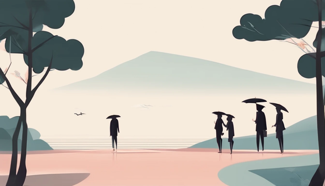 illustration,multiple persons,There are a lot of people doing a lot of different things