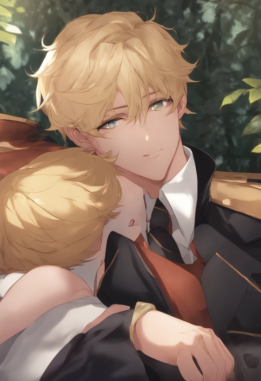 Blonde anime men with huge penis exposed