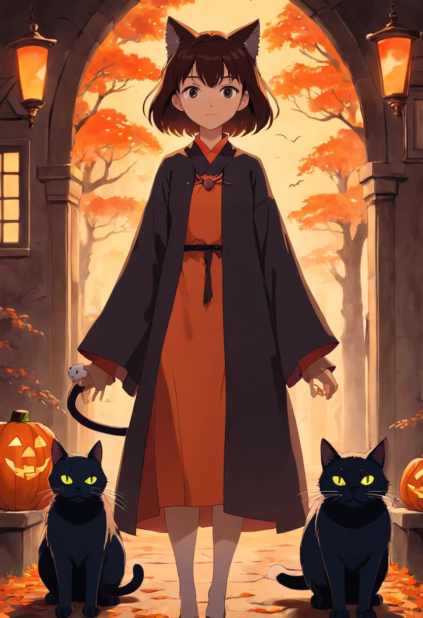 The woman,cat, black,ghotic, Halloween, Vampires