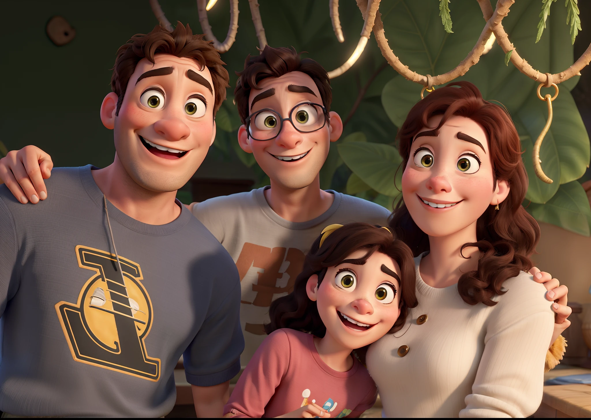 Criar imagem disney pixar desta foto