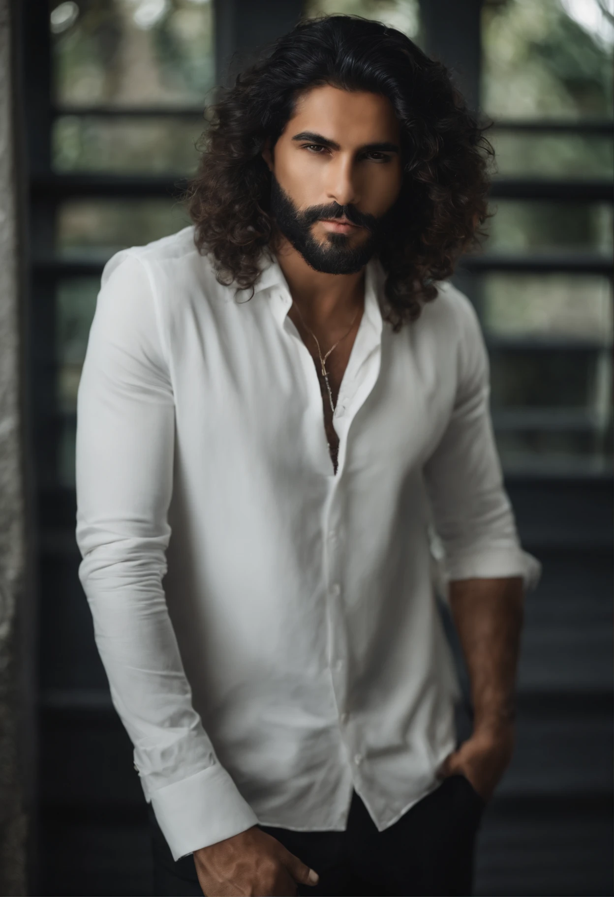 1 homem 30 anos moreno cabelo preto nariz grande pinta no nariz lado esquerdo rosto redondo boca bem feita dente branco olho preto