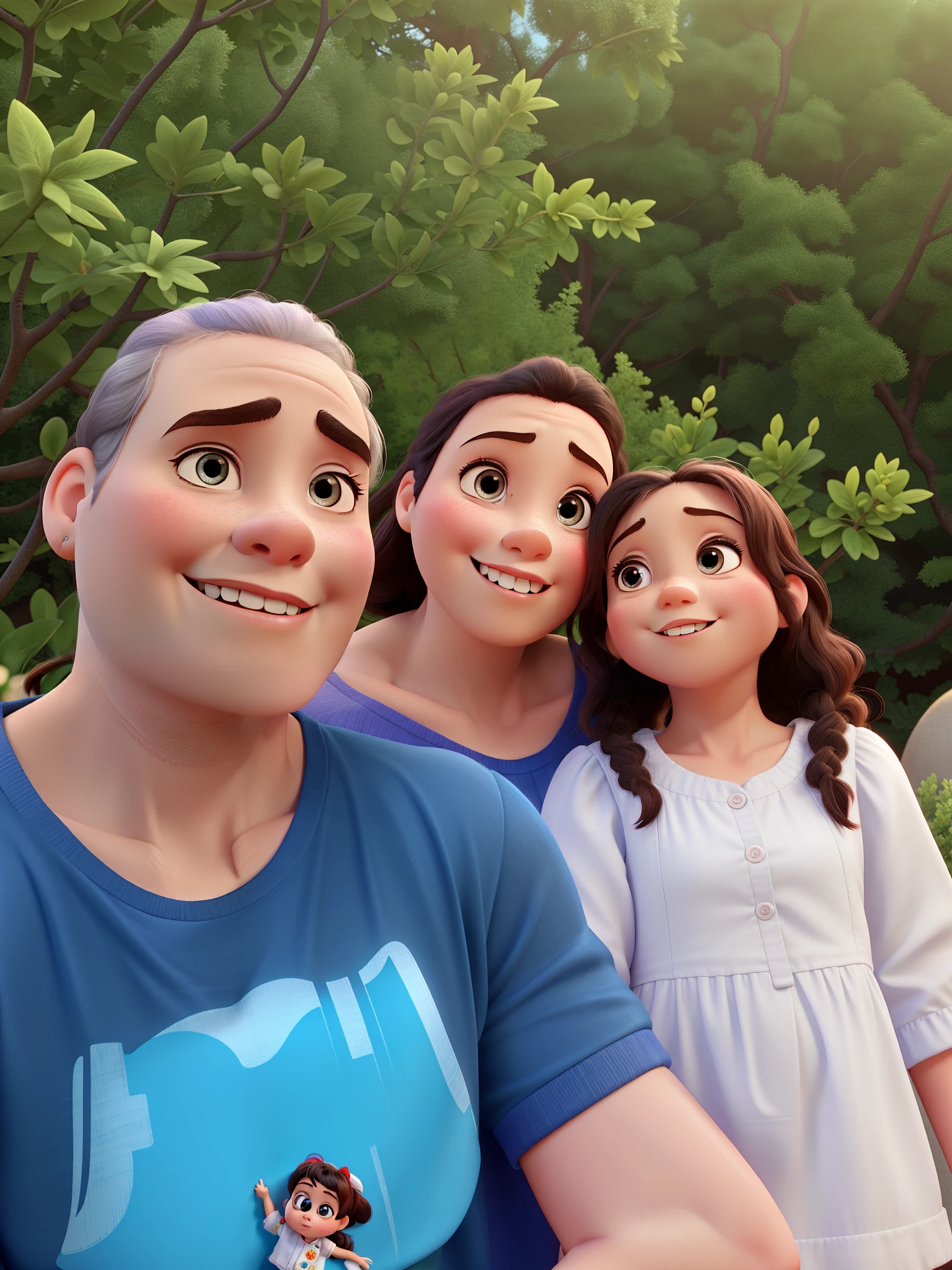 pai, Mother Baby Girl Small Hair, Disney pixar |