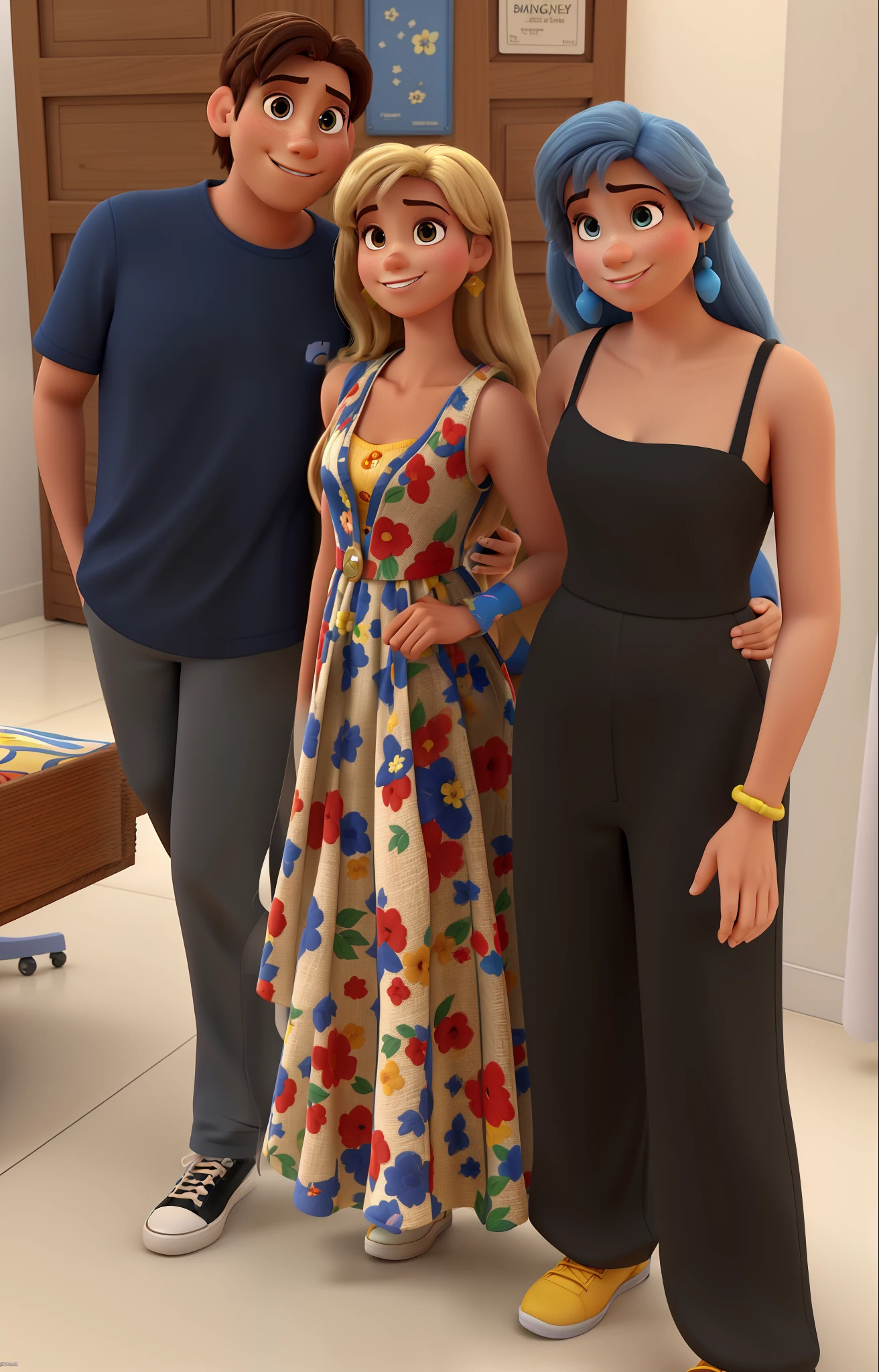 Criar um modelo no estilo Disney PIXAR 3D.