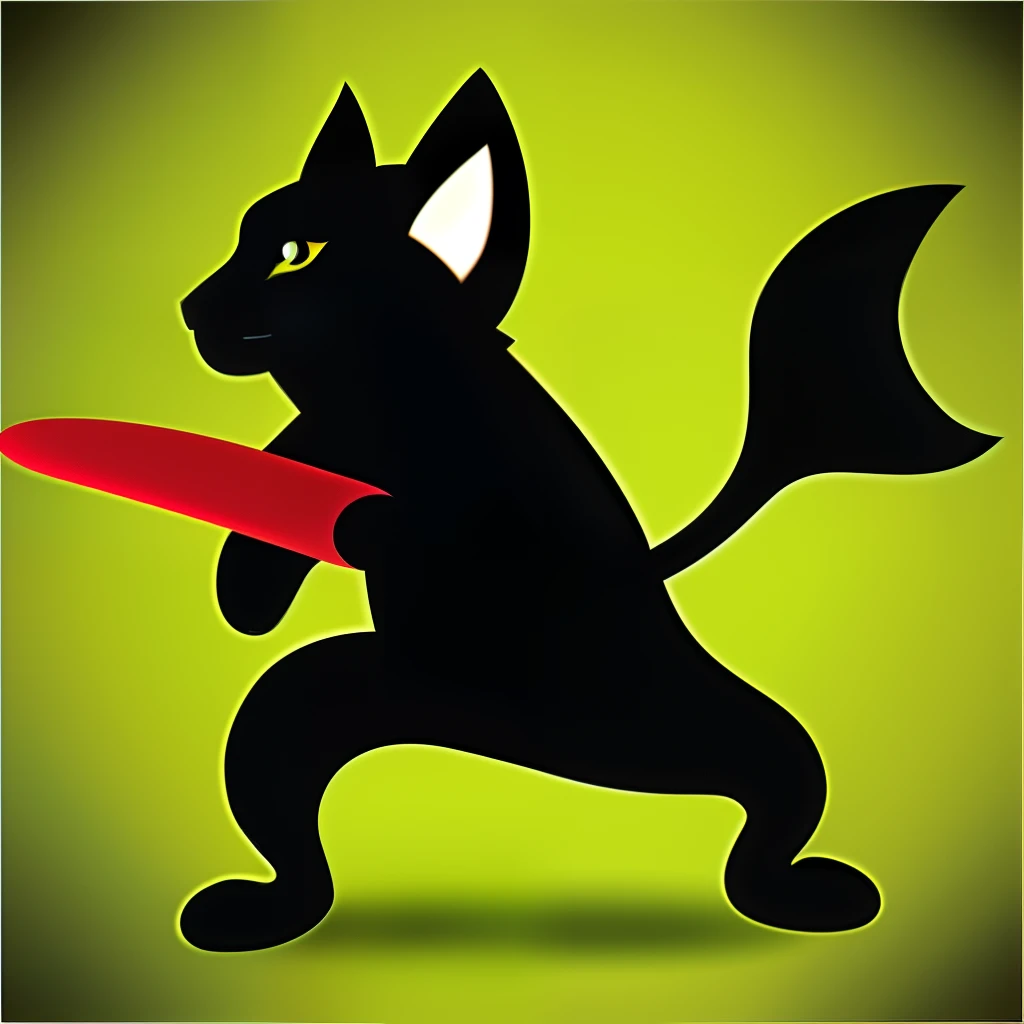 ninja cat with ninja stars