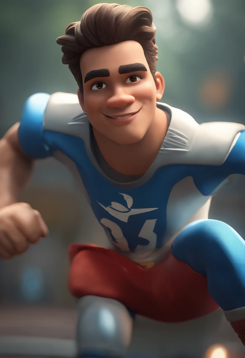 Personagem de desenho animado de um homem ao redor dos 20 anos, brasileiro, Short hair with a gradient topknot on the sides, roupa esportiva de inverno, um personagem animado, Caractere estilizado, animation style rendering, 3D estilizado, Arnold Maya render, 3 d render stylized, toon render keyshot, Personagem 3D, Personagem 3D, 3d rendering stylized, 3 d character render, personagem de desenho animado, Personagem de close up, Pose de personagem, (Estilo Pixar) (master part:1.2) (Bokeh) (melhor qualidade) (pele detalhada) (textura detalhada) (8k) (argila) (Cinematic lighting) (paisagem montanhosa com neve), ( Rodri Hernandez, victor maristane, andres rios, Jose Miguel Romano Francisca, mateus 9 5 , Eloy Morales, Alex, Khyzyl Saleem, Joel Torres)