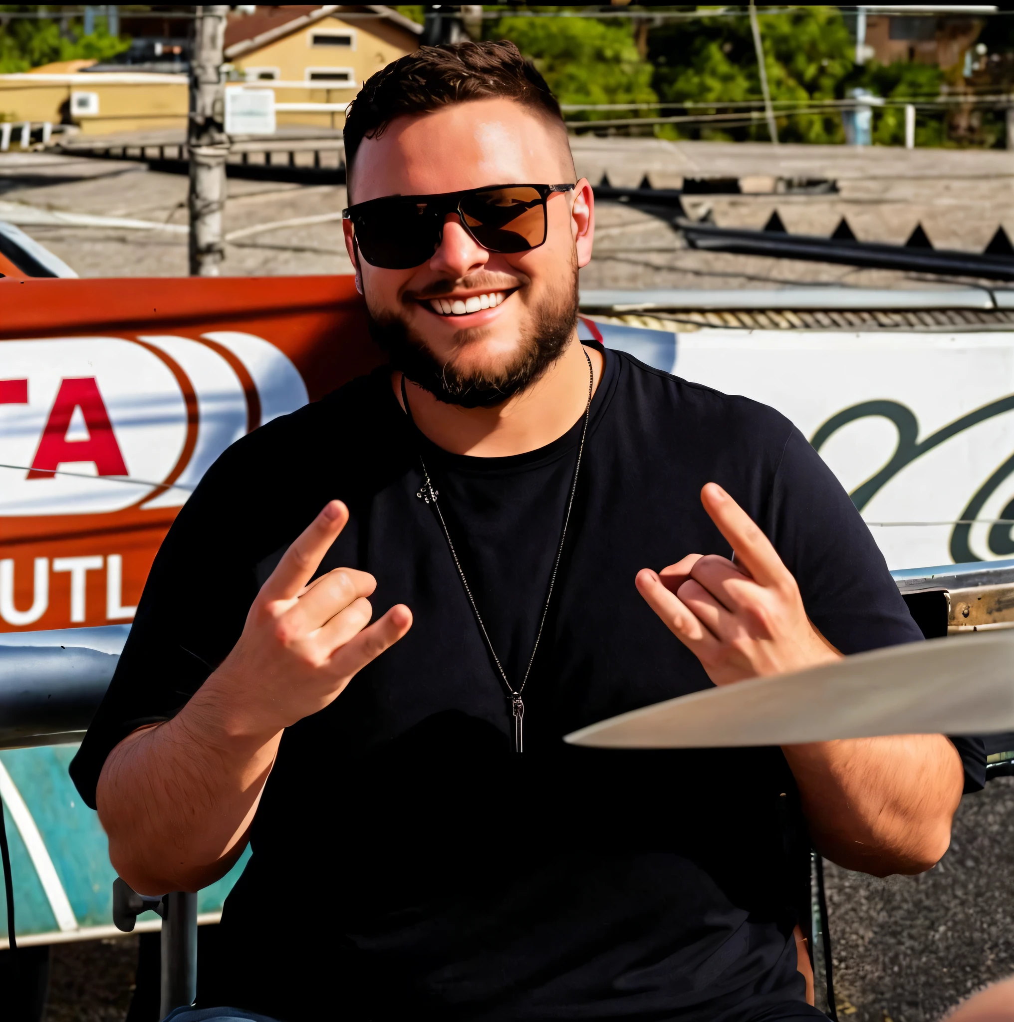 There's a man sitting on a bench with a plate in his hand, Atarracado, foto de perfil 1024px, album photo, Greg Rutkowsk, Directed by: Matt Cavotta, Foto de um ensaio promocional, taken in the early 2020s, Kyle Hotz, arte oficial, Greg Rutkowsi, adam varga, foto de perfil headshot