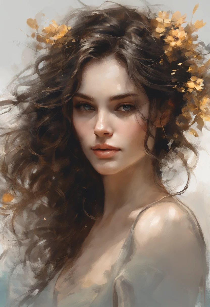 mulher caucasiana bonita, shoulder length messy hair, Roupa preta e dourada do gato do PVC, alegria, corpo inteiroesbian, Menina bonita do estilo do waifu do anime, pintura hiperdetalhada, Luminismo, arte por Carne Griffiths e Wadim Kashin arte conceitual, 4K分辨率, fractal isometrics details bioluminescens , a 3D render, rendering by octane, detalhes intrincados , cinemactic, trend in artstation Isometric Centered hyperrealistic cover photo amazing color, hand-painted , Dureza, mucha realista , intrincado, hit definition , cinemactic,rough sketch, linhas em negrito, no papel,