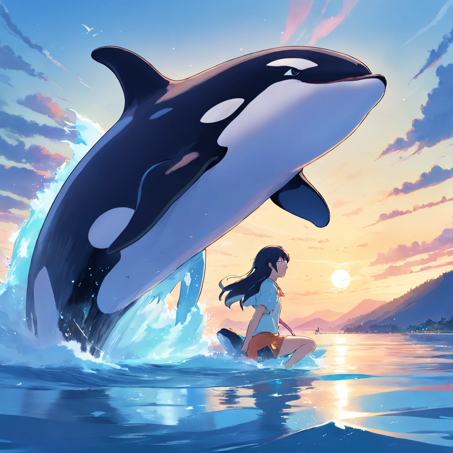 killer whale,caricaturas,