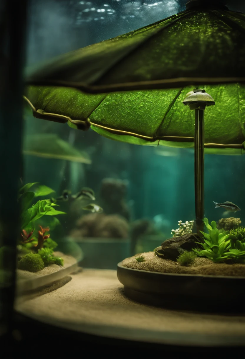 aquariums　femele　umbrellas