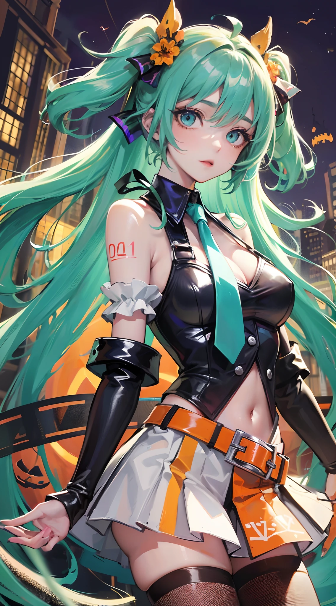 woman, Realistic characters, Green hair and pink hair, blue eyes, anime, alone, Modern, cyber punk, huge firm bouncing bust, dynamic sexy poses
