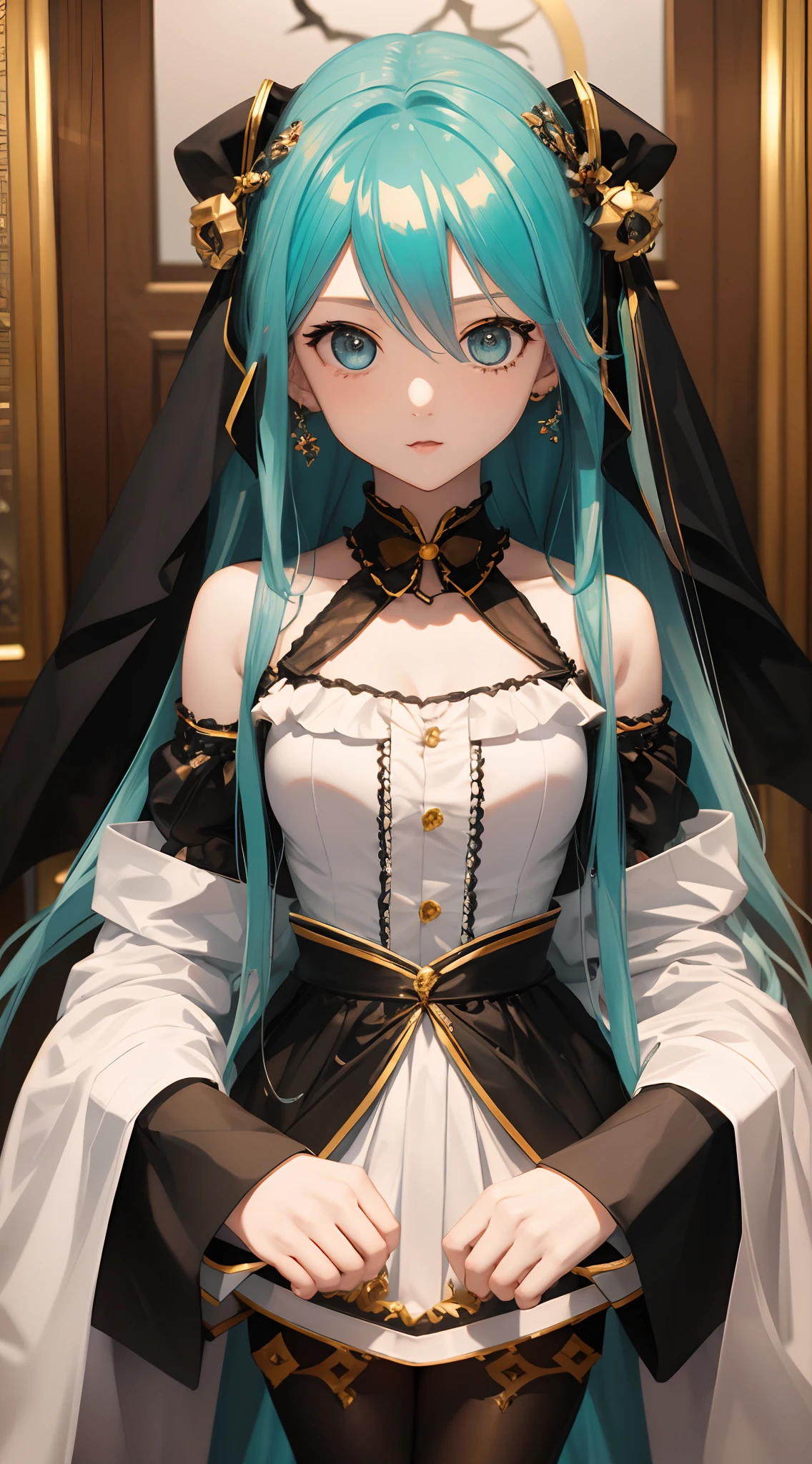 Absurdres masterpiece HDR high quality picture of Hatsune Miku, very girl 14 years ailed face, simple hair design , beautiful face, hands on waist and hands are hiding in her hair and clothes , very long hair, ((random hair style:1 )) , anime eyes, light skin ,
Halloween Festival outfit , succubus outfit, detailed hair ornaments , Halloween town background, masterpiece scenery