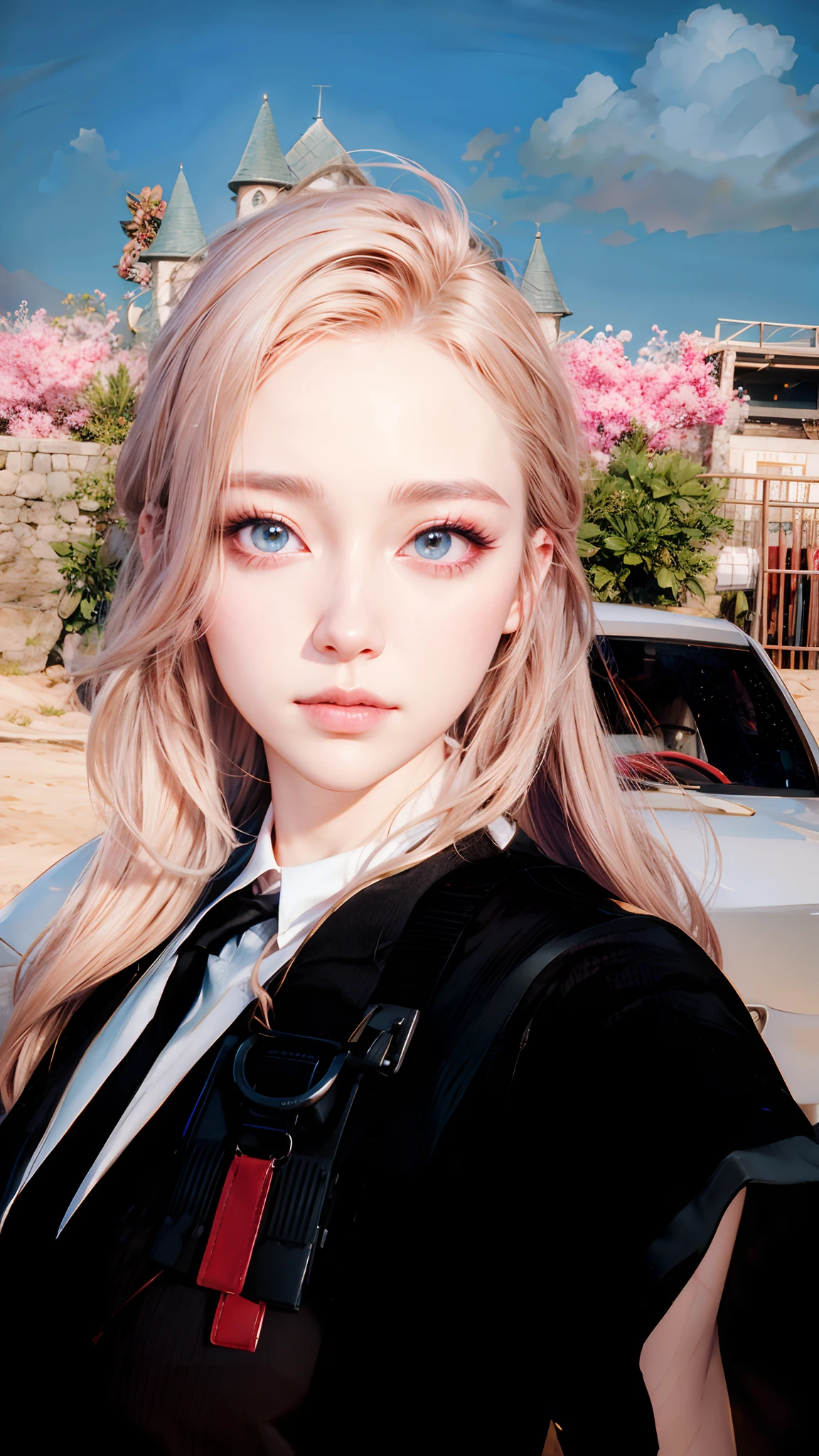 1girl, medium shot of two characters, beautiful screenshot, with fully detailed faces, ayami kojima and lyde caldwell, uhd realistic faces, realistic artstyle, unreal engine : : rave makeup, in game, realism artstyle, realistic boy face, realistic female faces, (masterpiece:1.2, best quality), (real picture, intricate details), raytracing, detailed face, extremely detailed CG unity 8k wallpaper