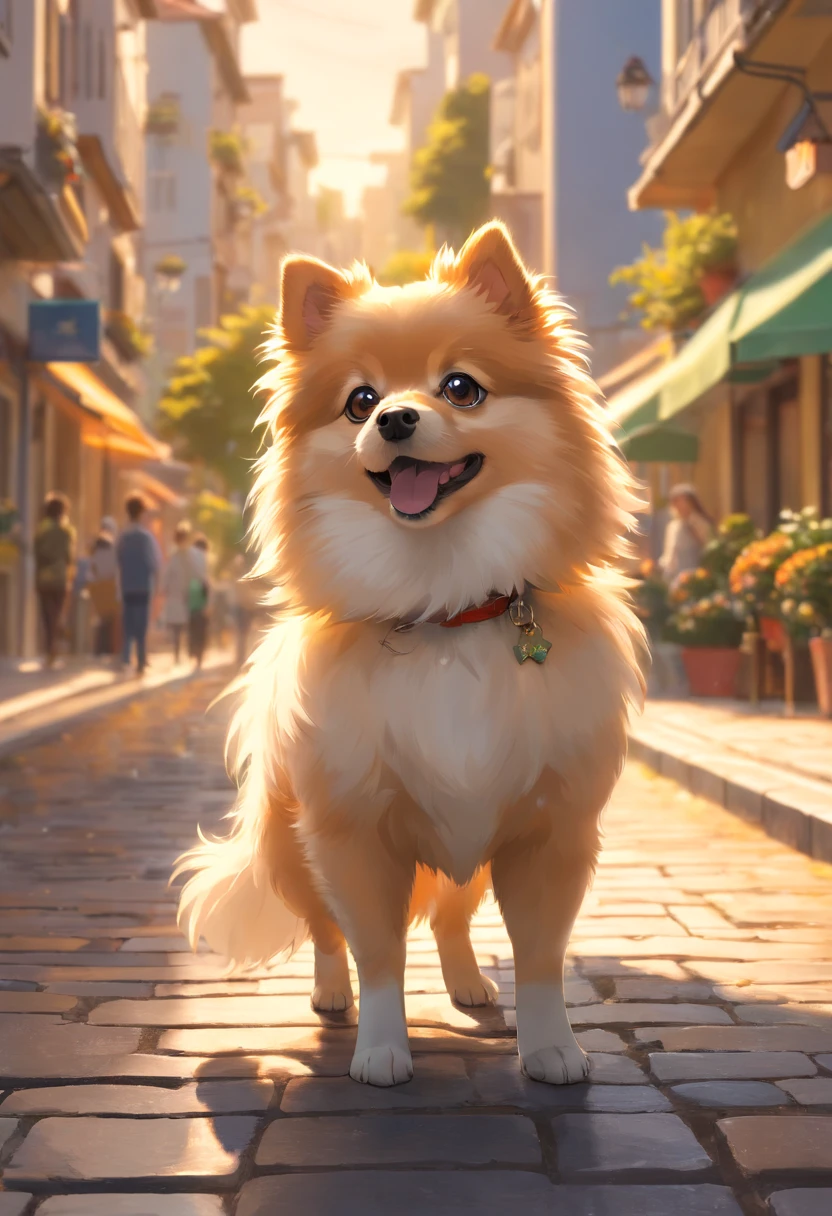 "Produces ultra-high-resolution images of chic miniature German spitz dogs, In Classic Cat Poses. Advanced macro photography techniques are used to bring out the intricate details of the miniature sptiz dog's coat, mustache, e olhos expressivos. exposure."

Place the camera at eye level with the miniature sptiz dog to create an intimate connection between the viewer and the subject of the miniature sptiz dog. Implemente uma abertura ampla para criar uma profundidade de campo rasa, making the miniature Spitz dog stand out clearly against a softly blurred background.

Enhance lighting to highlight the textures and contours of your miniature spitz dog's body, e use software para remover sombras duras e criar uma atmosfera aconchegante.

Pick up the miniature spitz dog in a relaxed position, Mas equilibrado, Showing Flexibility and Grace. Tente capturar momentos de movimento natural, alongamento, Grooming, etc. to convey an authentic feeling.

We implement post-processing techniques that improve image clarity, contraste, and color balance, Preserving Every Aspect of Your Miniature German Sptiz Dog, From its intricate patterns to its intense gaze, renderizando-o em detalhes impressionantes. Coleira com o nome " Romeu"

Enfim, Capture a fleeting moment that conveys the gentle beauty and innate grace of the miniature spitz and celebrates the miniature spitz's unique essence of curiosity and poise. "