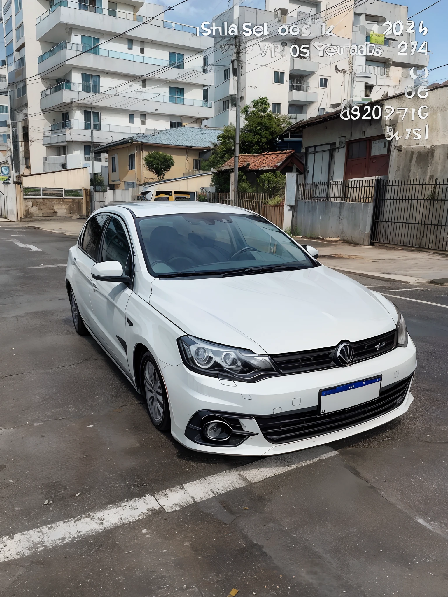 um gol branco viaja para o oeste