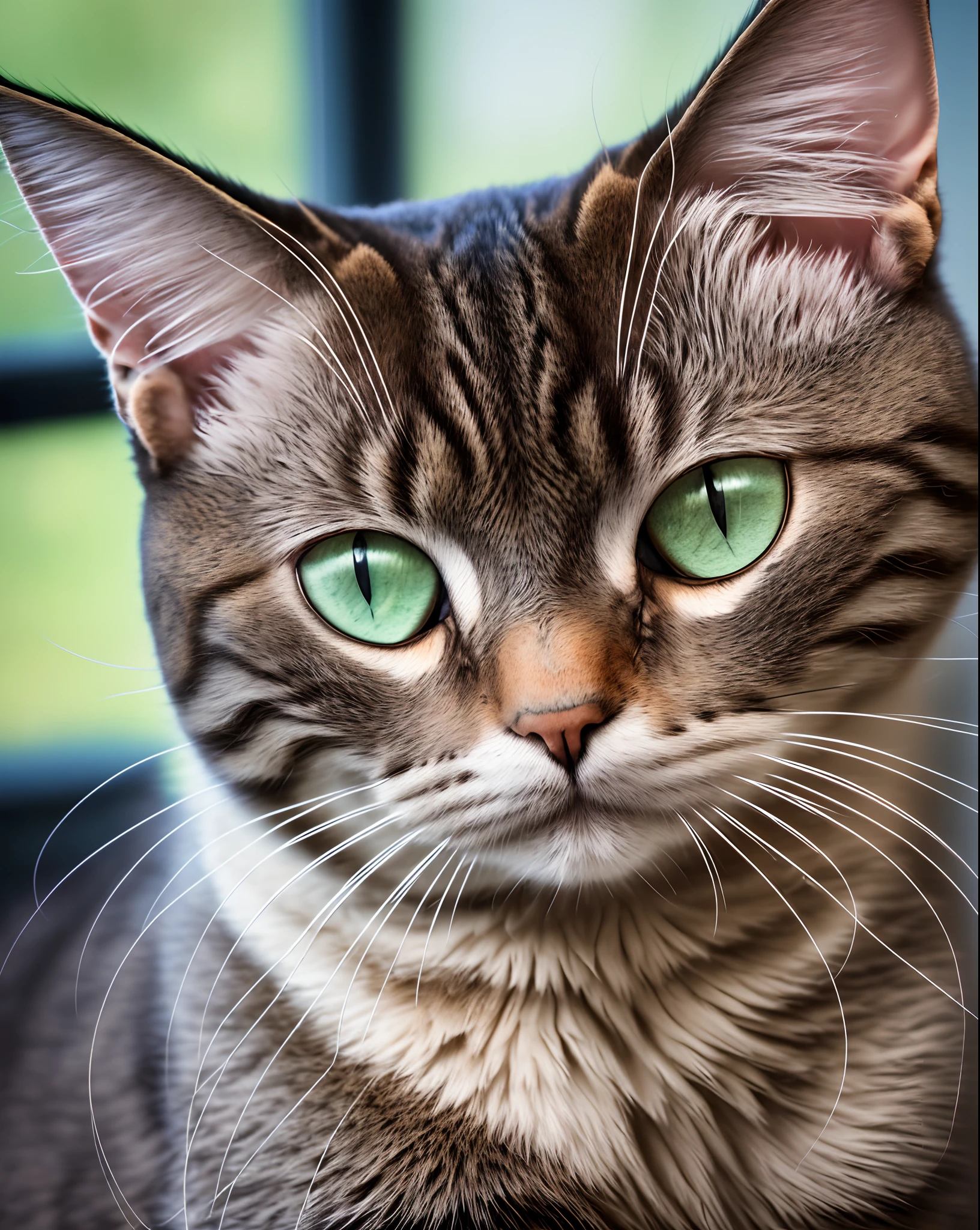 portrait of a Cat, looking at view, 8k, photorealistic, RAW photo, Film grain, Fujifilm XT, ar-- 9:16 - --auto --s2