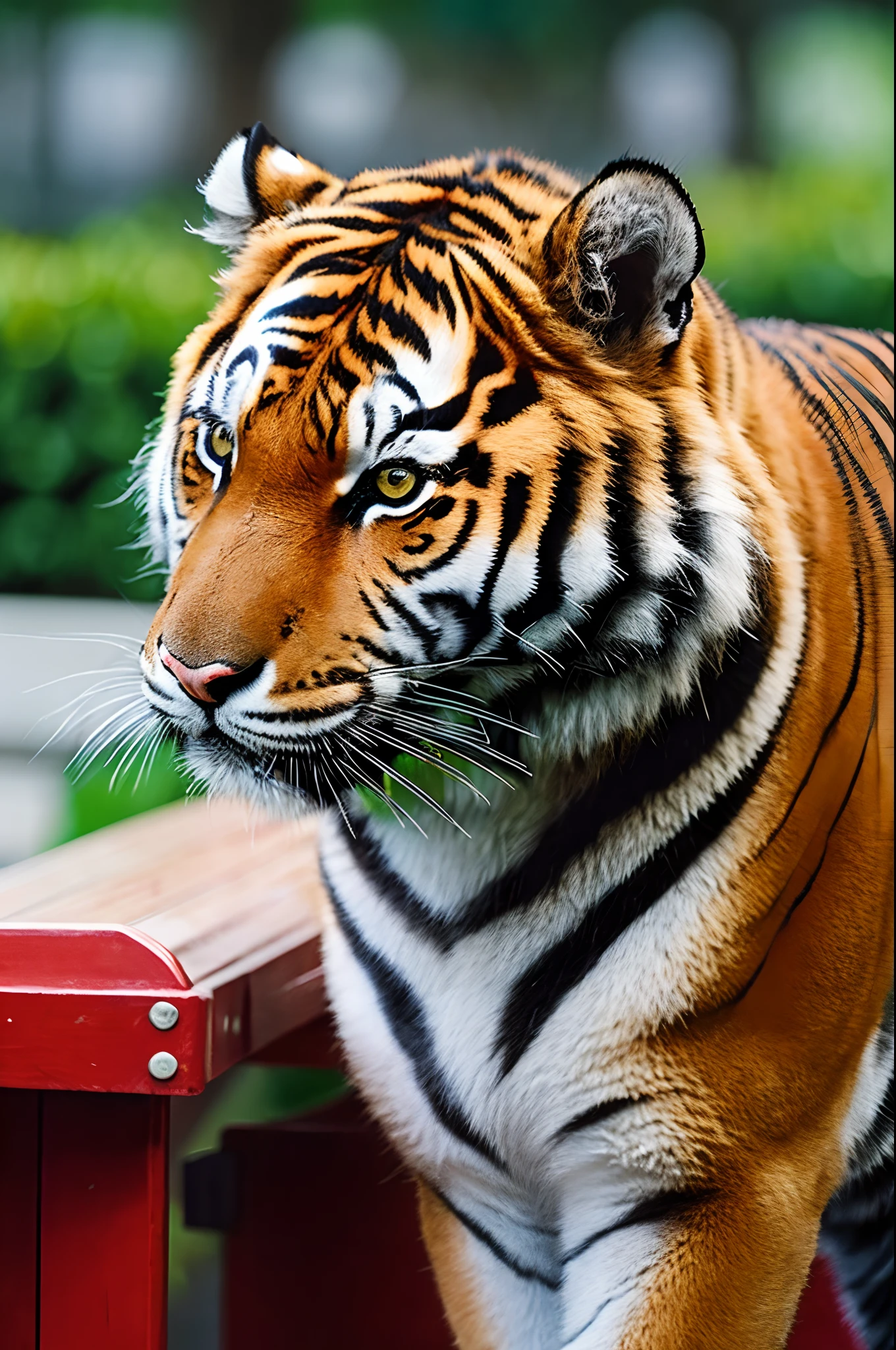 ,Tiere、tiger,Tiger Front Fece,photo,big