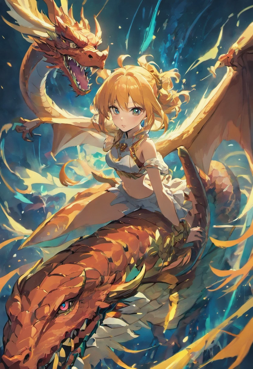 retrato of a woman, on top of a Dragon, cartoon style, high quality, Disney Pixar style, 3D rendering, highly detailed, vivid colors, full body view, realistic style, anime