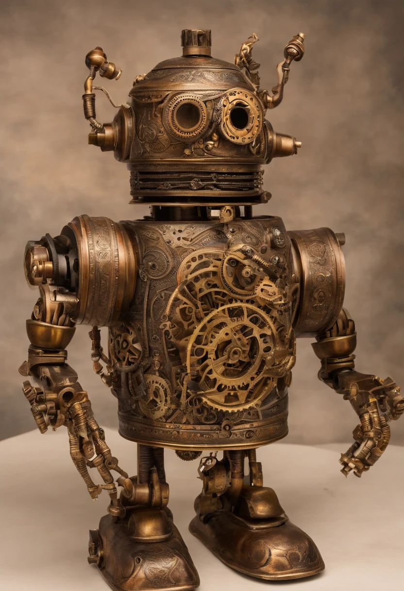 Robot buy with large metal mask
