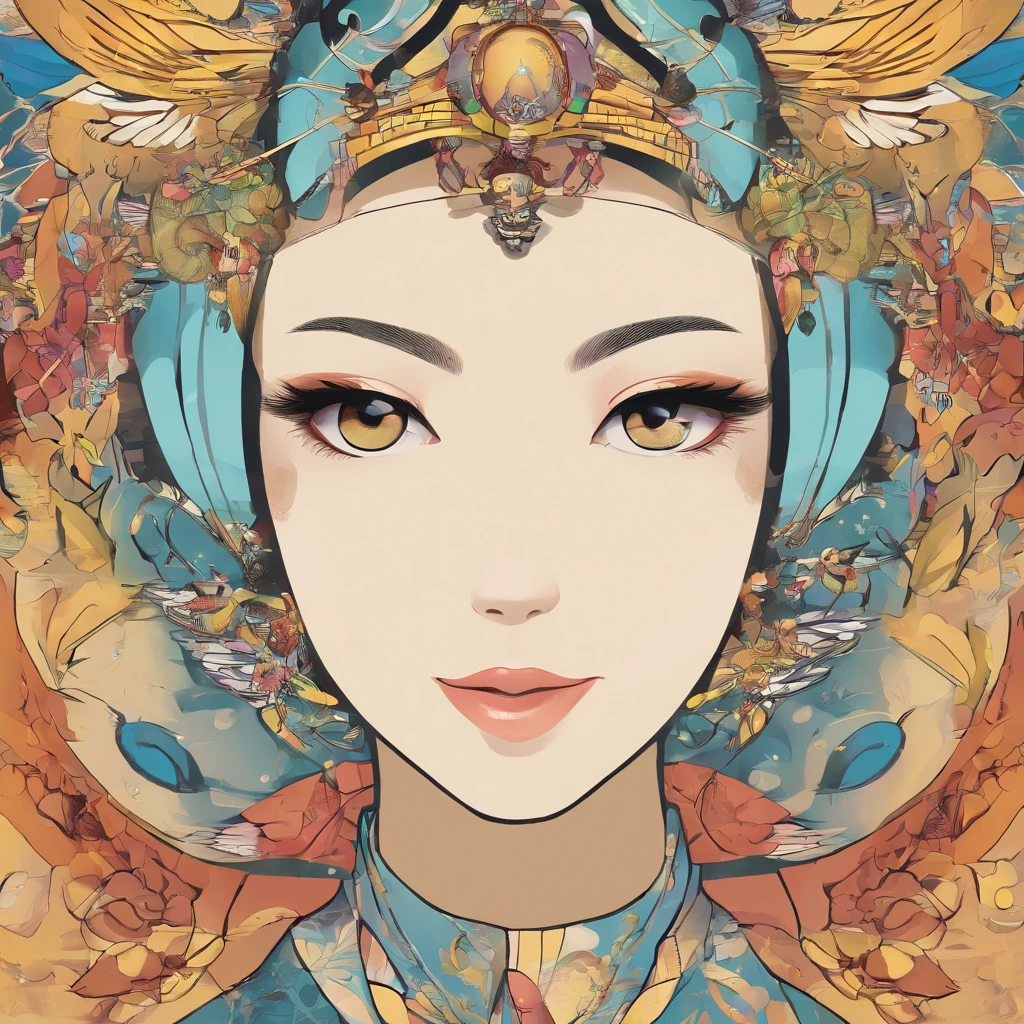 Anthropomorphic, style of disney animation,Laughing locusts, closeup cleavage,sportrait,flat, vectorised, 8K resolution, Masterpiece, and super detailed,super-fine,Ultra-precise