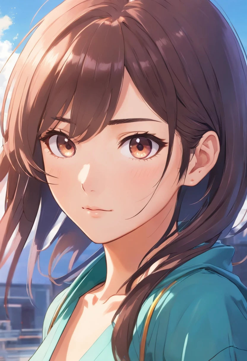 A close-up of an Asian woman, Nico Robin, produzido por Anime Painter Studio, realistic anime art style, realistic anime art style, Marin Kitagawa Doujin Arte, retrato bonito do anime, estilo realismo anime, mulher bonita do anime, drawn in anime painter studio, arte doujin de alta qualidade, Gama Murata e Art Germ, Estilo de arte anime bonito