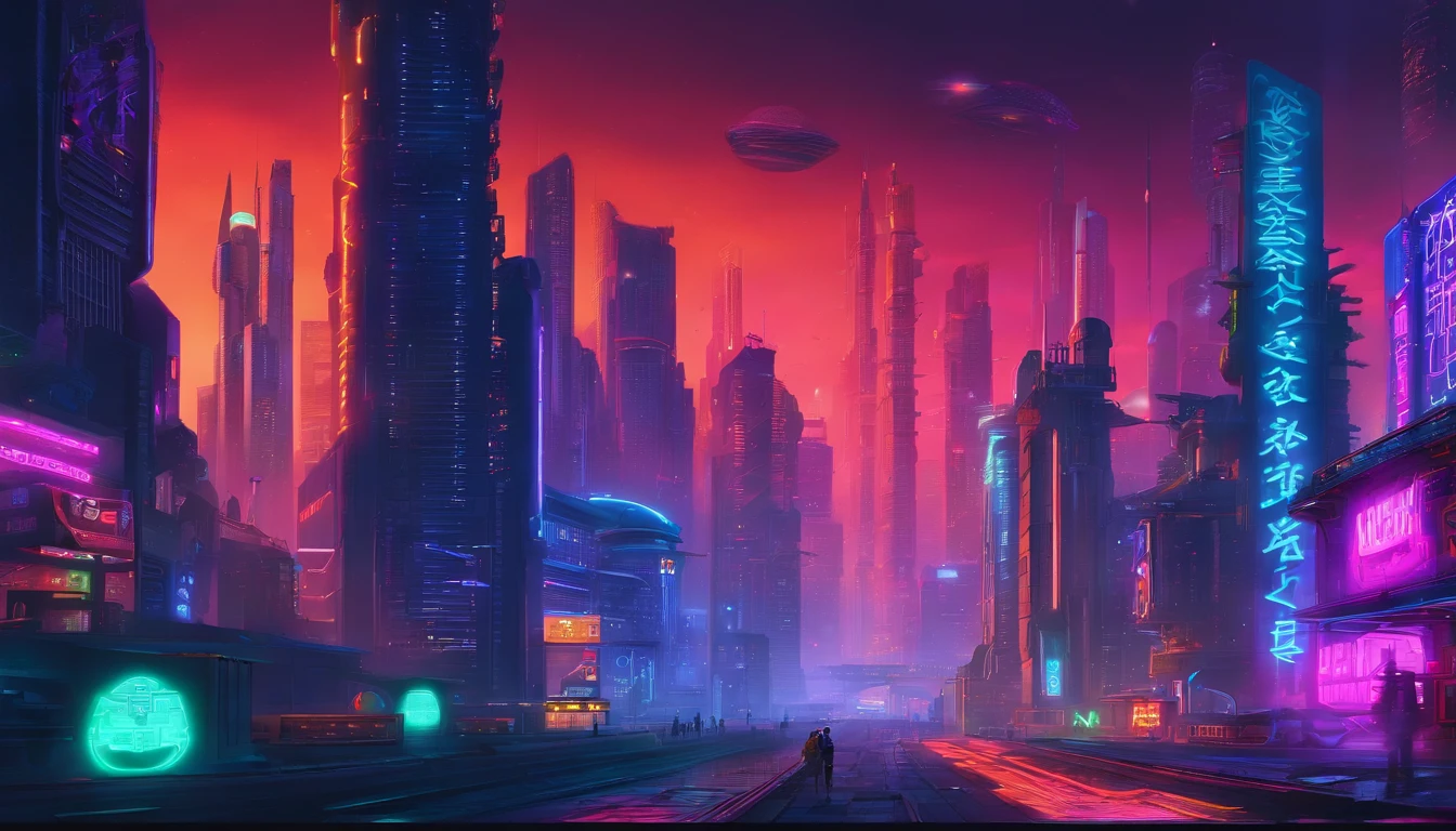 Cyberpunk-city