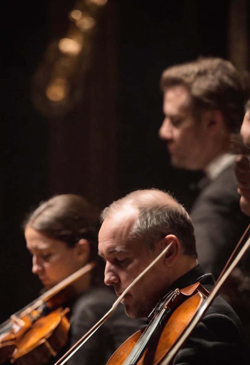Symphony orchestra in a phenomenal performance