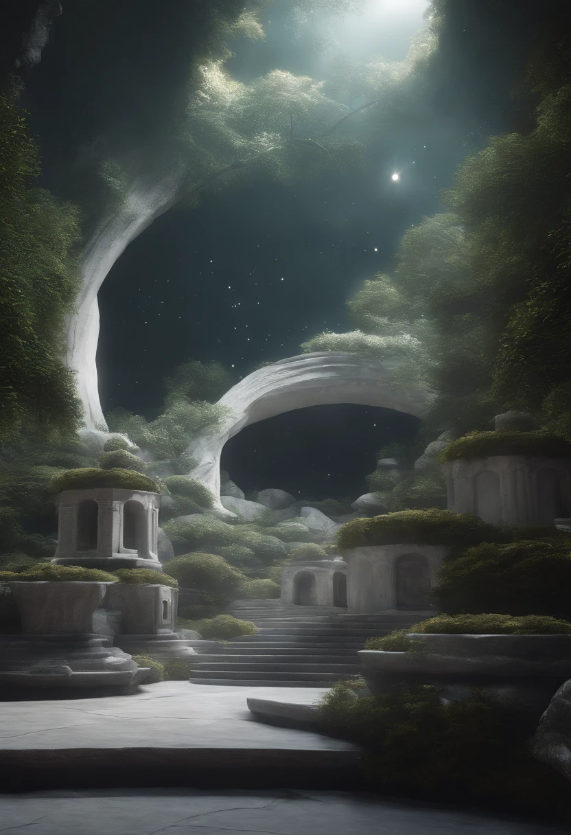Inkstone C4D Modeling OC Renderer Background space white