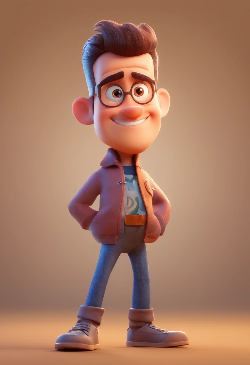 poster de filme inspirado na dizney pixar, Caractere estilizado, animation style rendering, 3D estilizado, Arnold Maya render, 3 d render stylized, toon render keyshot, Personagem 3D, Personagem 3D, 3d rendering stylized, 3 d character render, personagem de desenho animado, Personagem de close up, Pose de personagem, (Estilo Pixar) (master part:1.2) (Bokeh) (best quality) (pele detalhada) (textura detalhada) (8k) (argila) (Cinematic lighting) (foco nítido