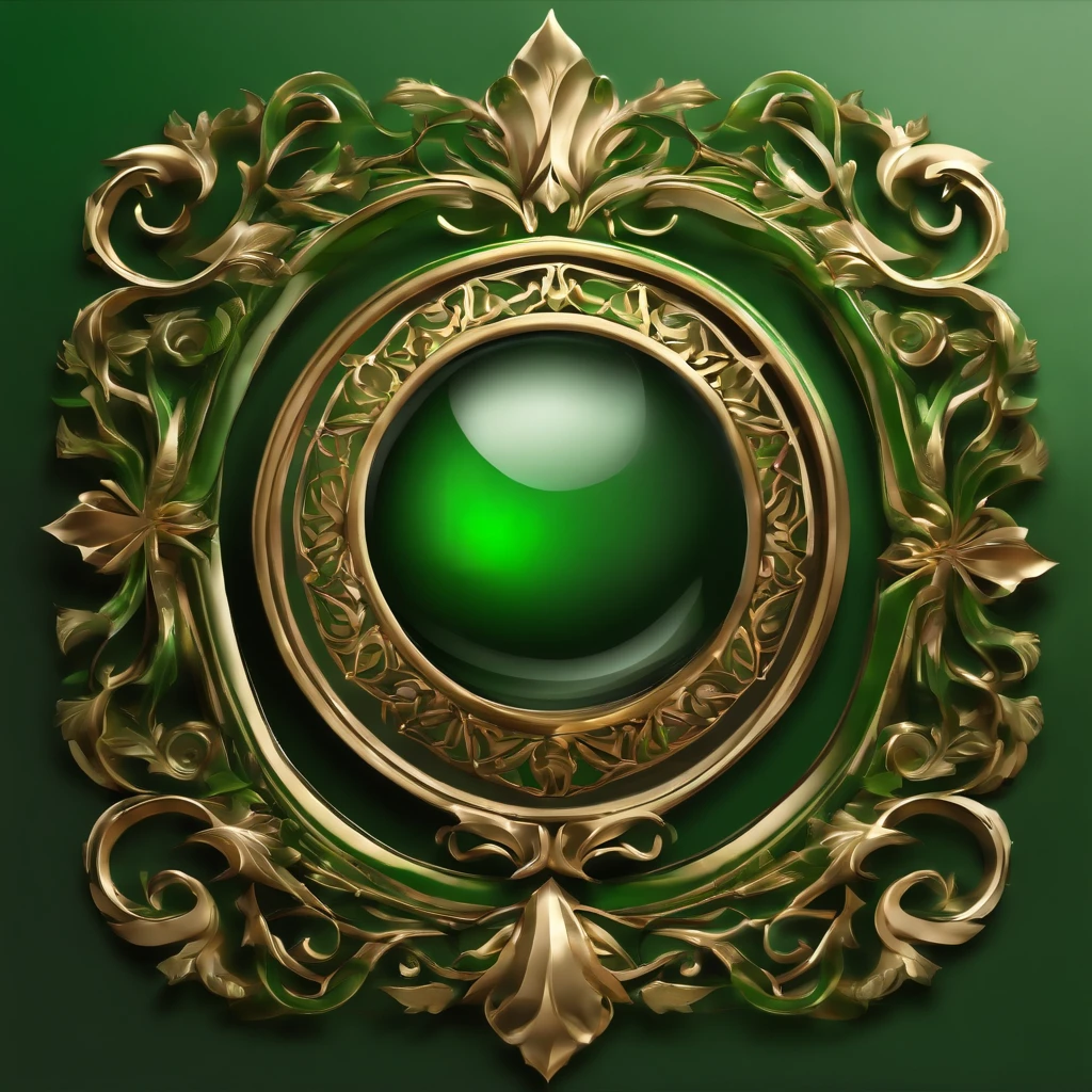 um vetor de logotipo de "JK" TEXTURA DOURADA, BORDAS ARREDONDADAS VERDES PLATINADO.