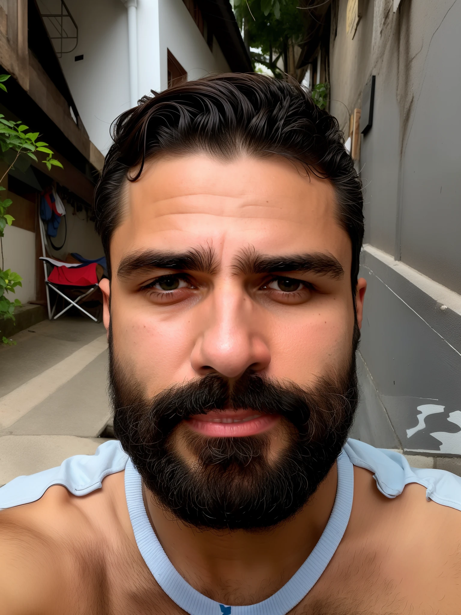 Homem de barba e bigode parado em um beco estreito, david rios ferreira, (38 anos), Homem de 4 0 anos, Homens de 45 anos, 38 anos, cerca de 3 5 anos, Carmelo Blandino, 3 6 anos, gui guimaraes, icaro carvalho, 3 2 anos