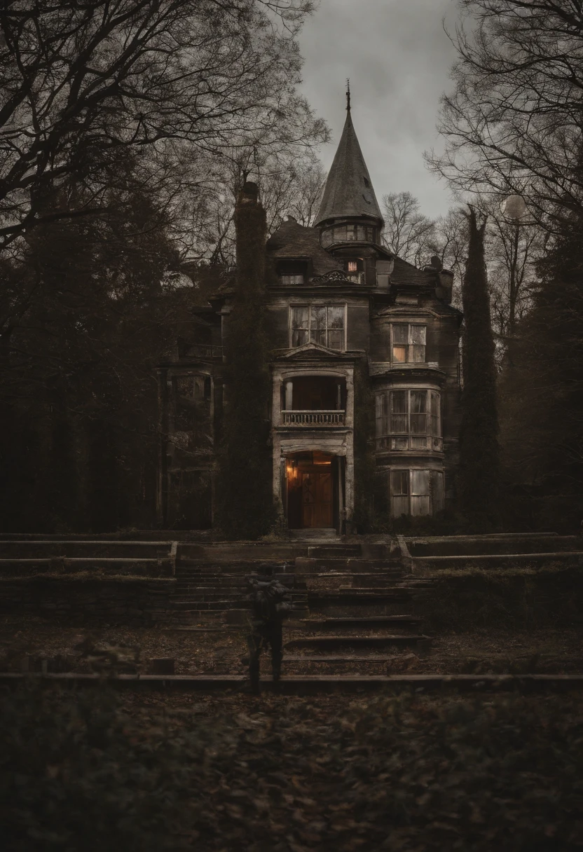 monsters, house, halloween, death, ghost,