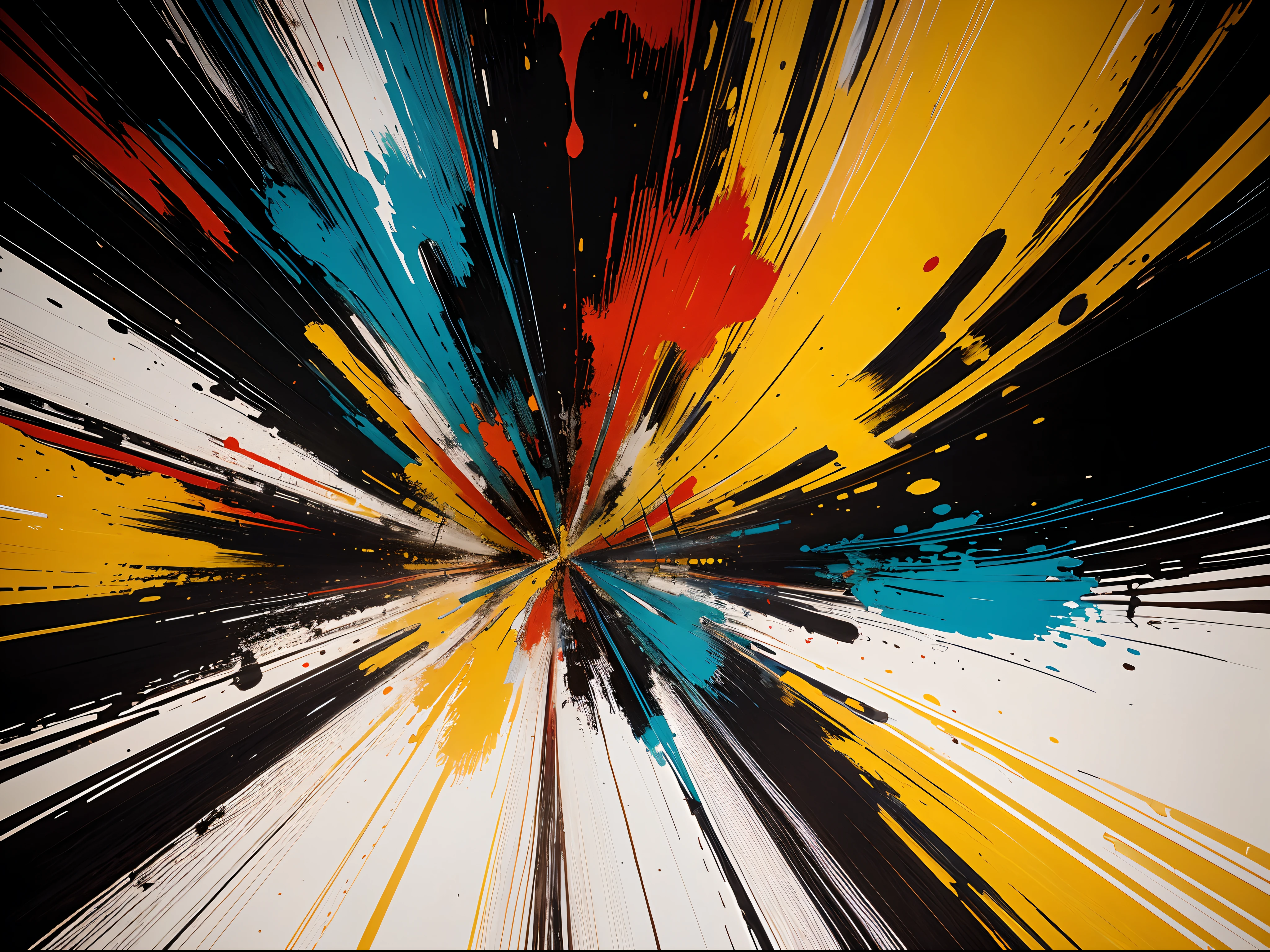 Abstract Expressionism: This style uses bold, gestural brushwork and vibrant colors to convey emotion and energy.