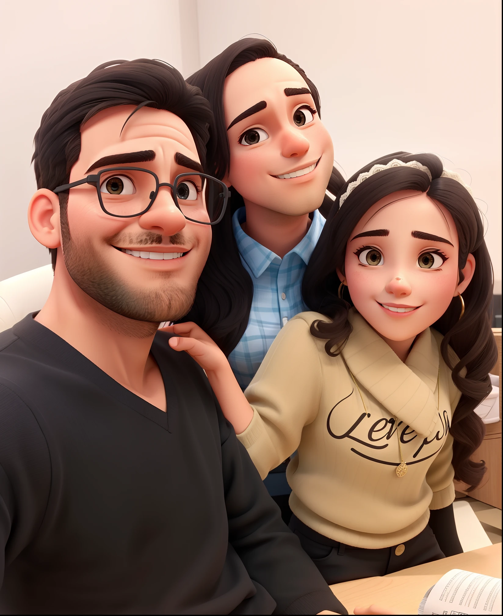 happy pixar family