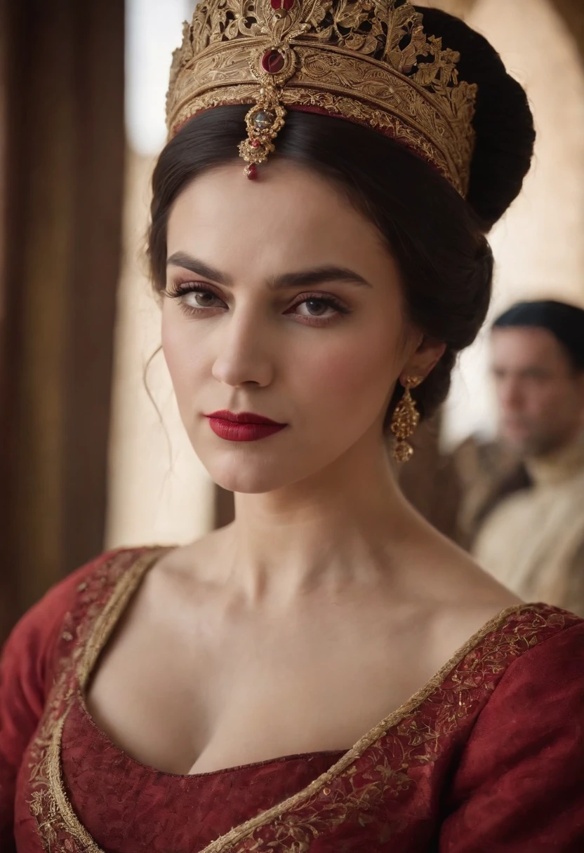 Empress,reddress,Ottoman Empress,guillotine,Angry people