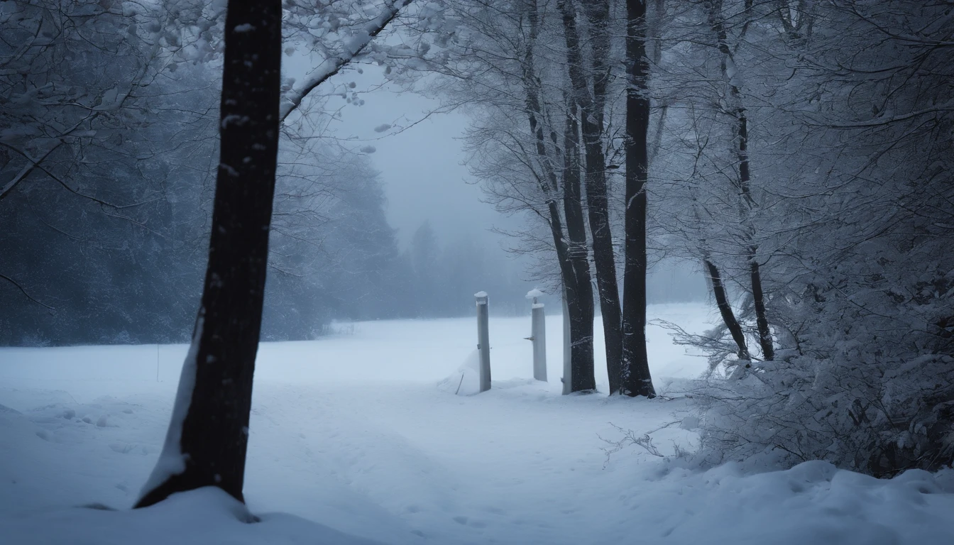 The Arrival of Winter,silence,Dignified air
