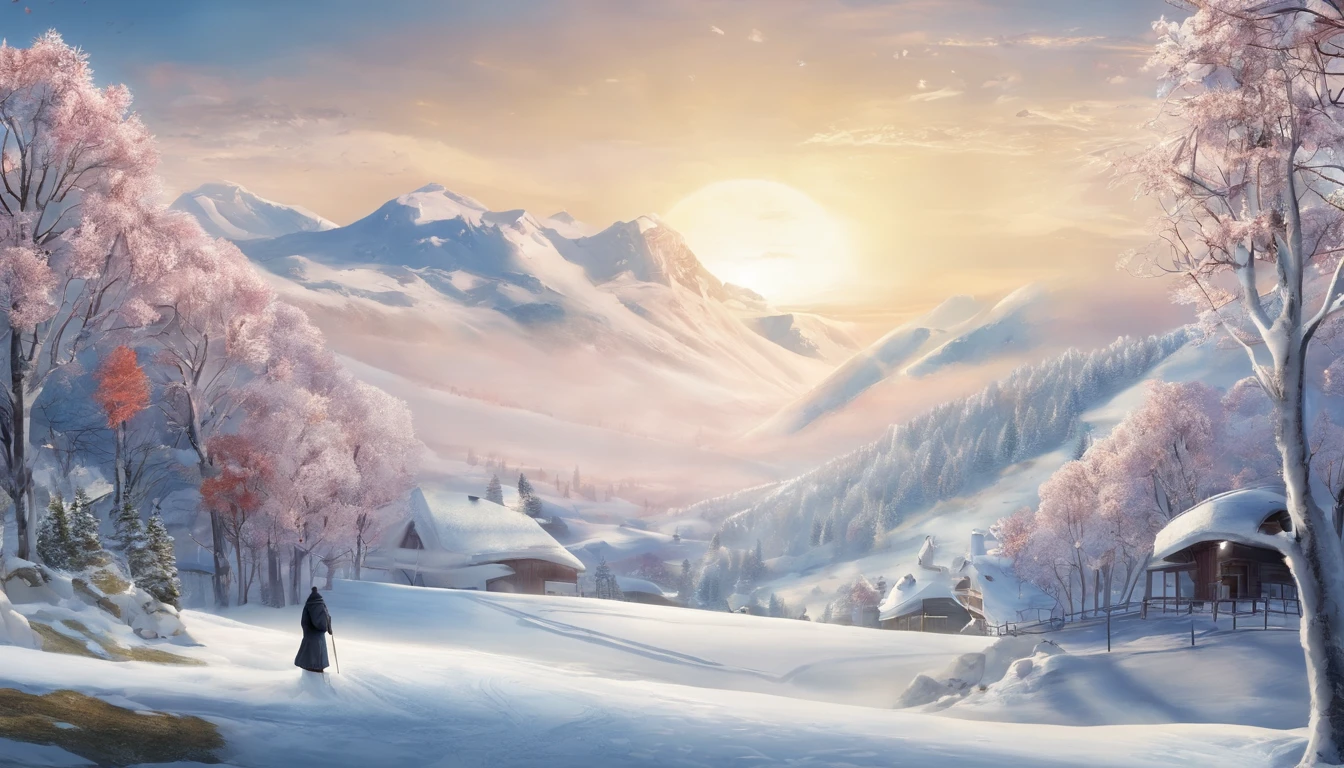 The Arrival of Winter,silence,Dignified air