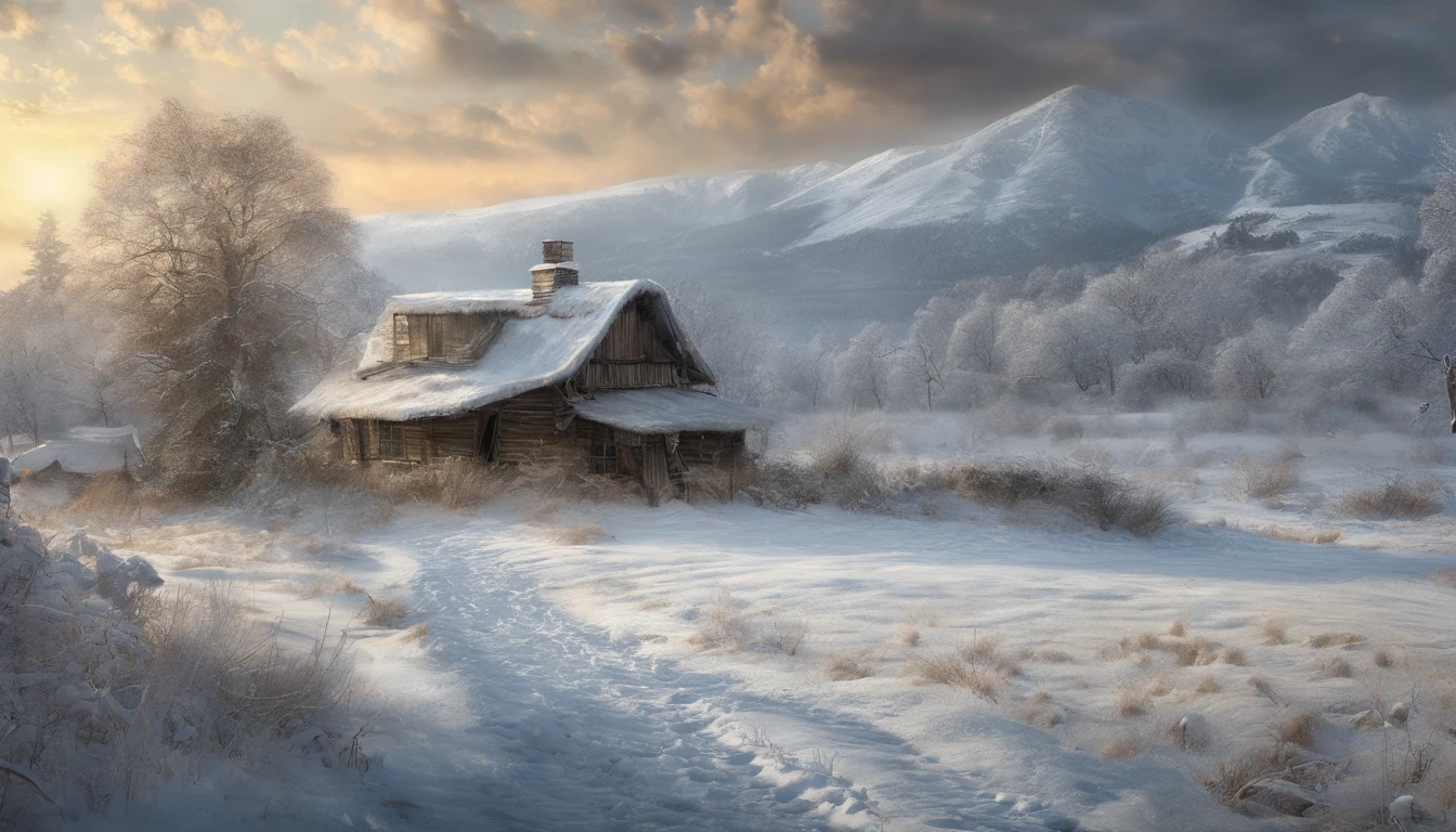 The Arrival of Winter,silence,Dignified air